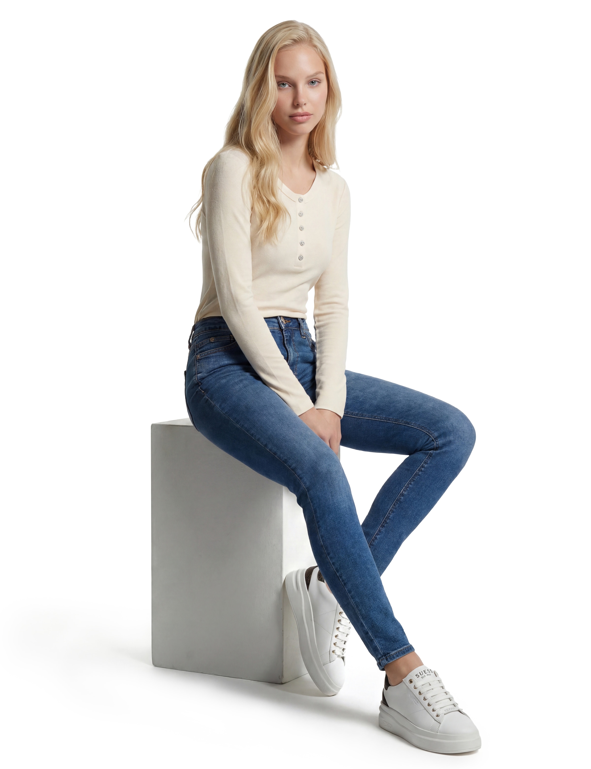 Guess Jeans skinny »CURVE X« aus Stretch-Denim, mittlere Taille