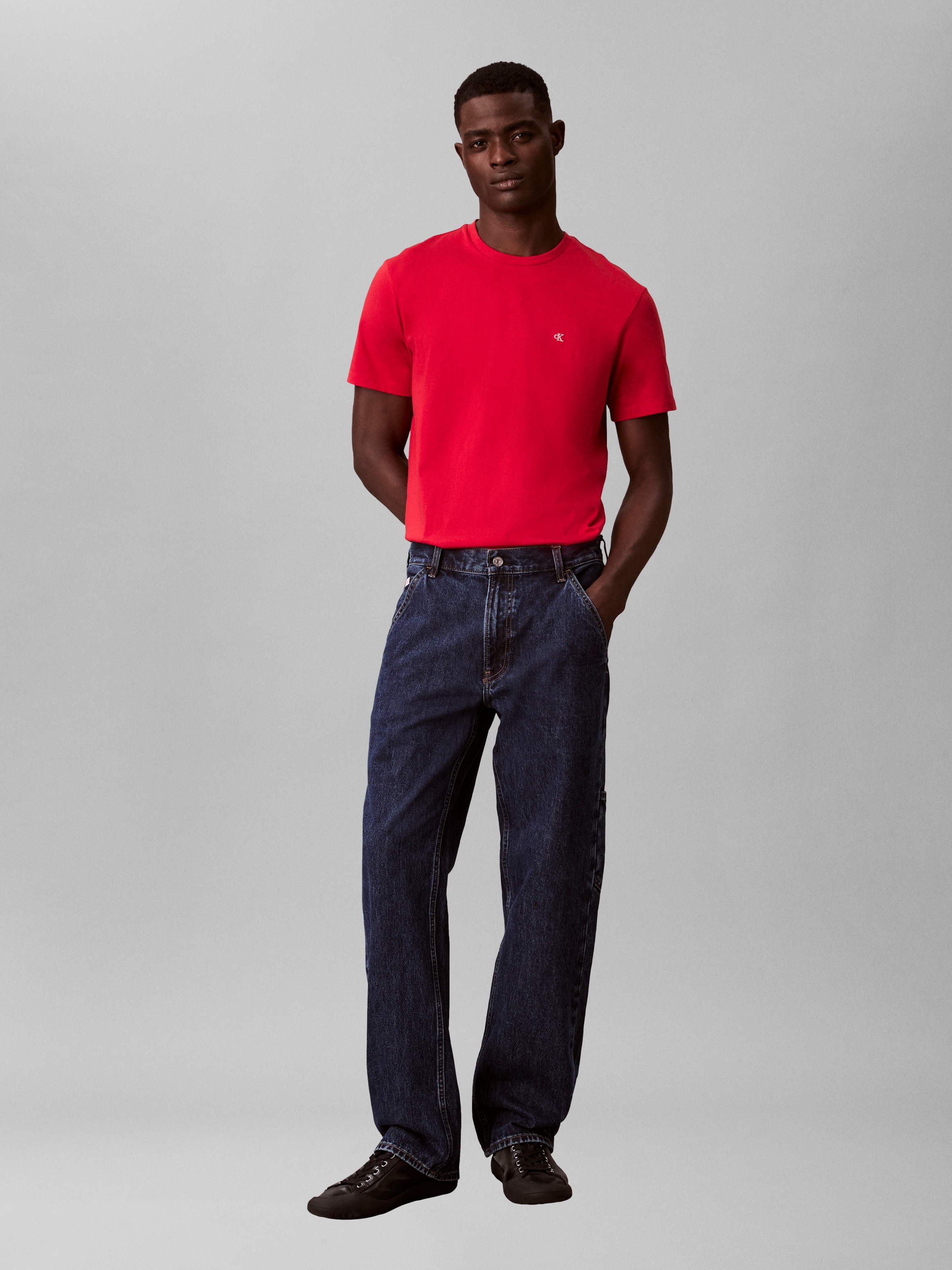 Calvin Klein Jeans T-Shirt »CLASSIC MONOGRAM« regular fit, Rundhalsausschnitt