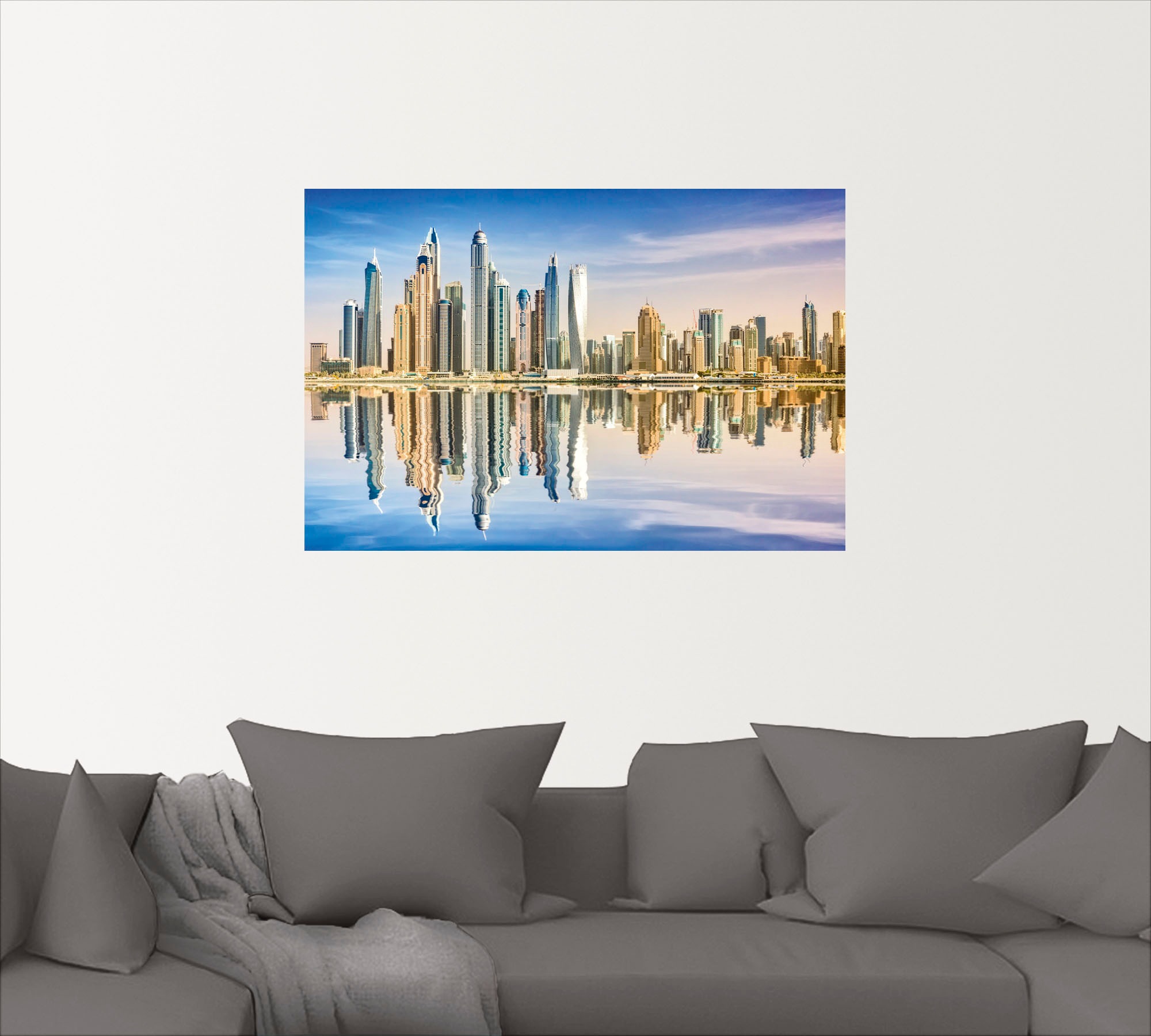 oder als günstig versch. Alubild, Bilder kaufen Artland Wandbild (1 in von Wandaufkleber St.), Poster marina«, »Dubai Grössen Leinwandbild, Asien,