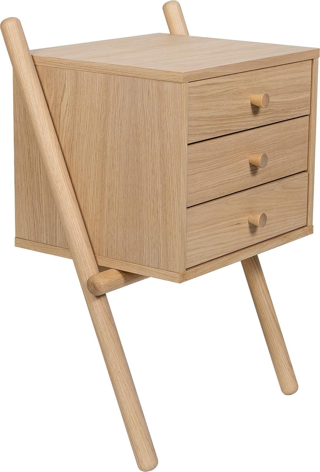 Image of Woodman Nachttisch »Wiru«, in 2 verschiedenen Farben, extravagantes Design bei Ackermann Versand Schweiz