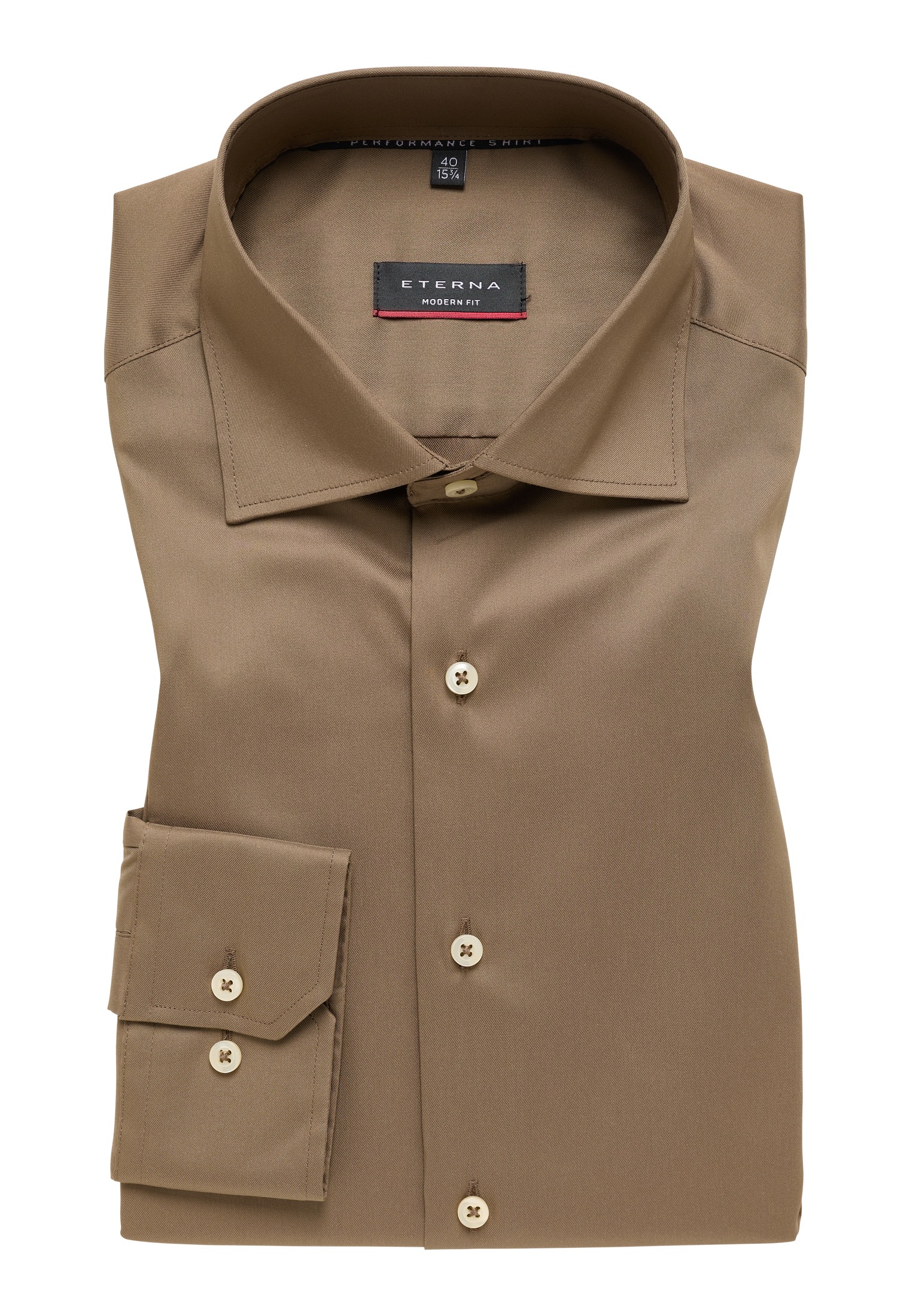Eterna Langarmhemd »MODERN FIT« EASY IRON (bügelleicht)