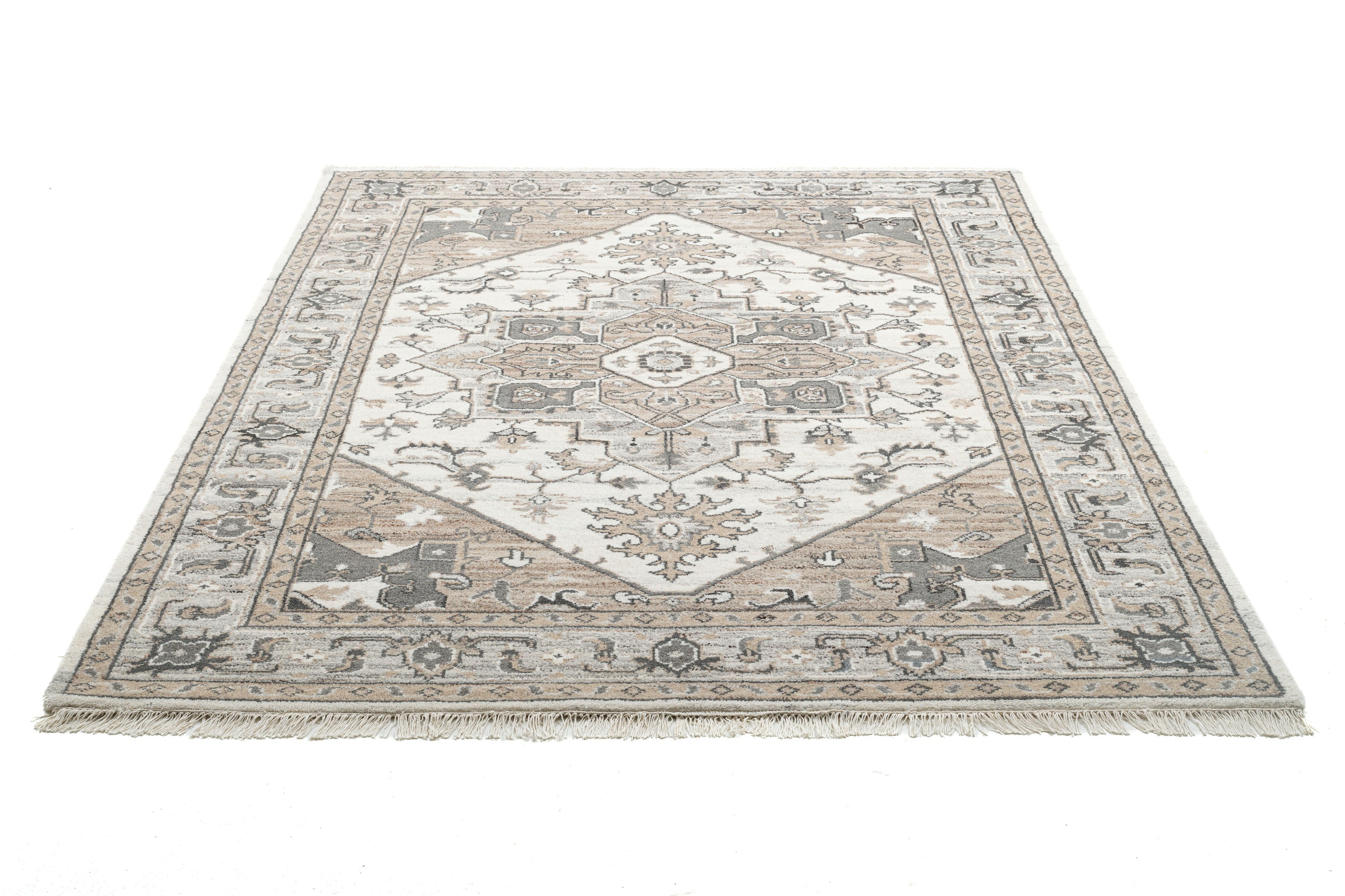 Image of THEKO Wollteppich "Versian 877" rechteckig 10 mm Höhe handgeknüpft, reine Wolle, orientalisches Design