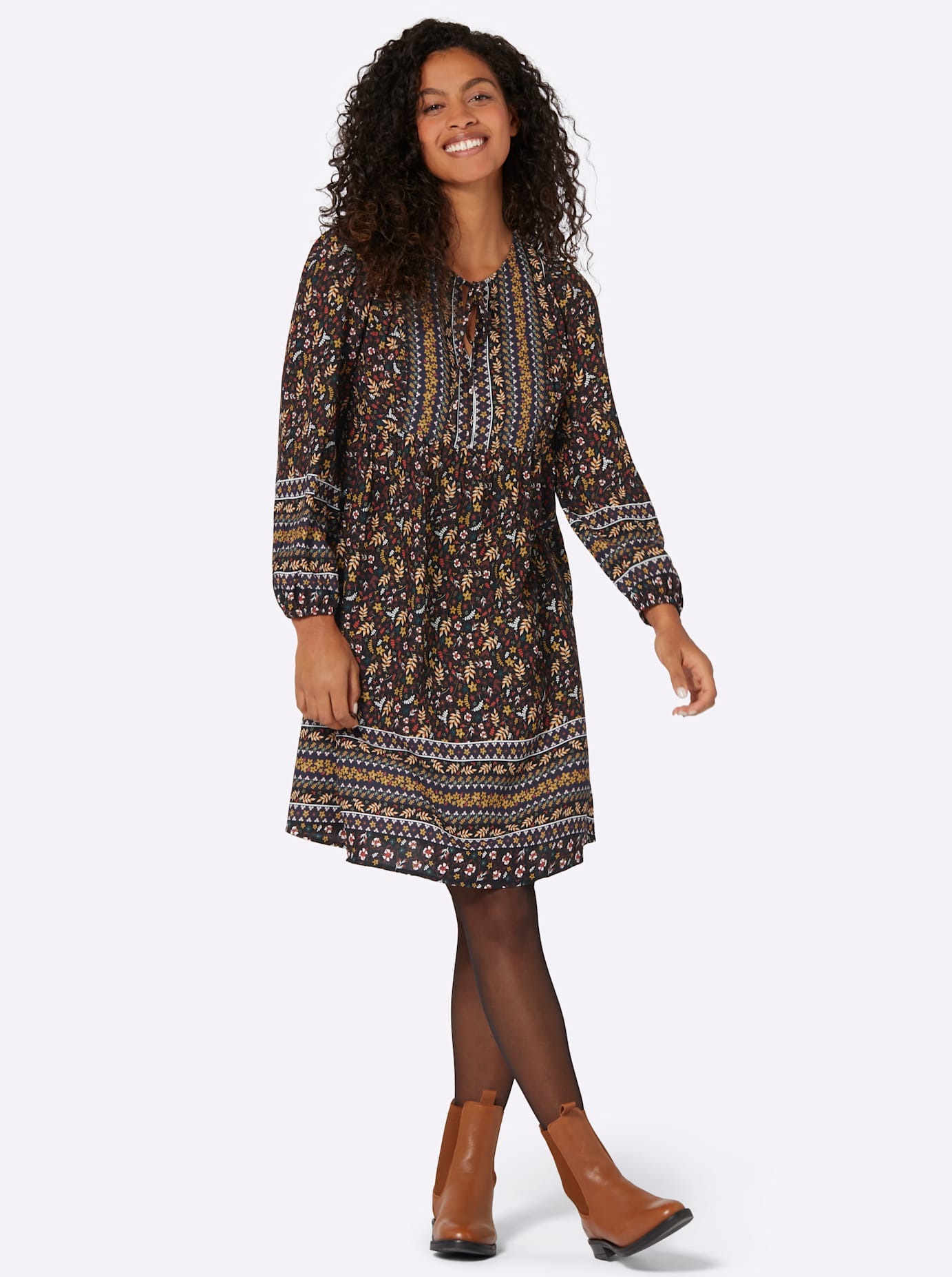 Inspirationen Tunikakleid "Druck-Kleid"