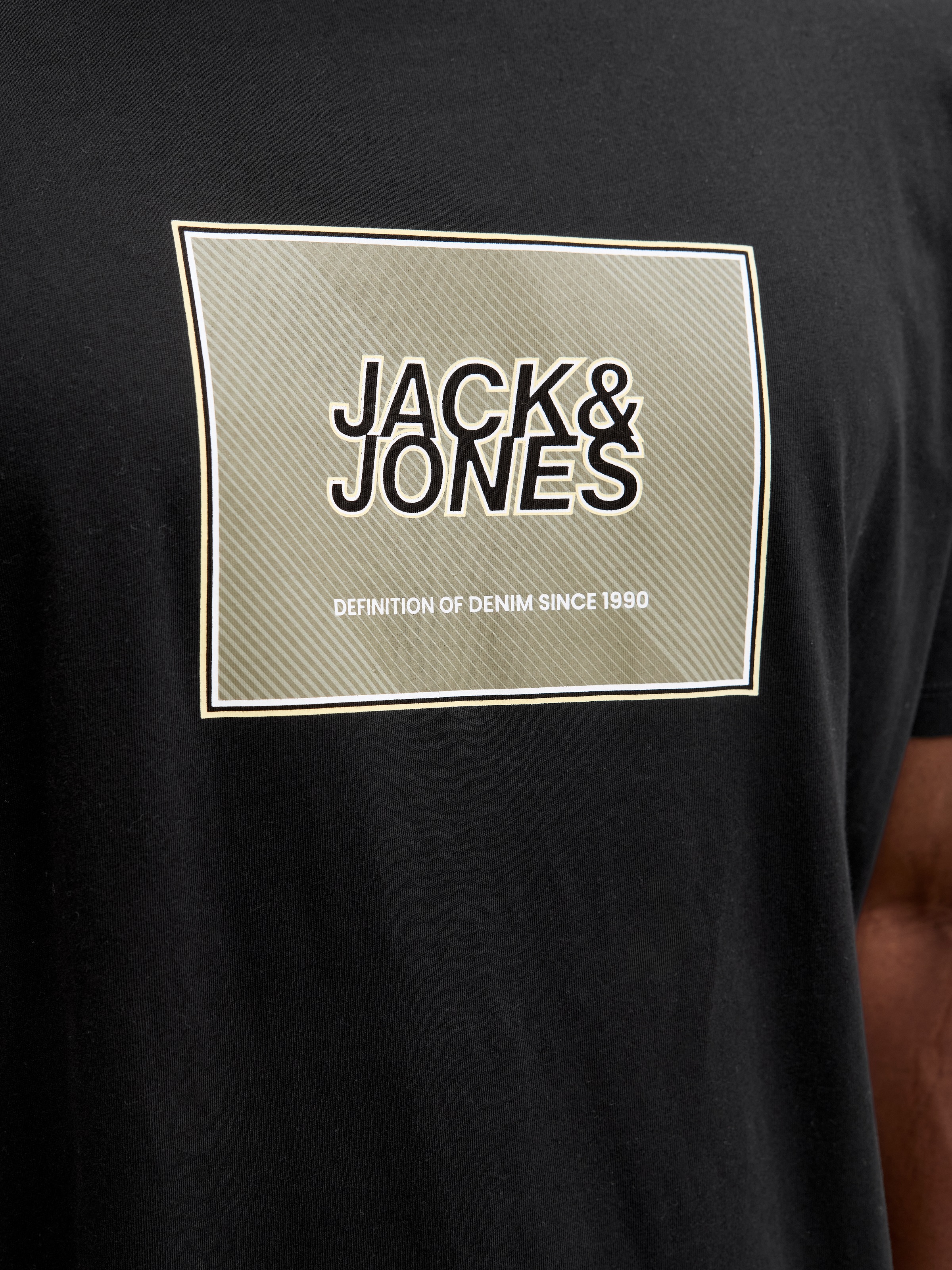 Jack & Jones PlusSize Rundhalsshirt »JJRAIN TEE SS CREW NECK PLS«