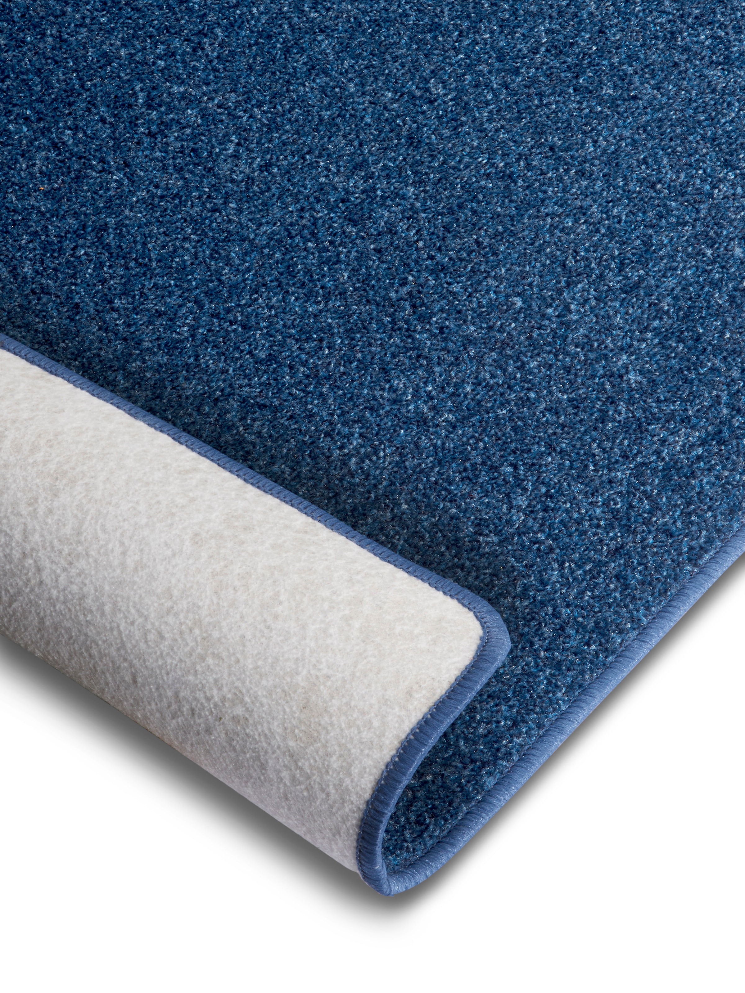 Hanse Home Exclusiv Chemin de table »Liberty« Rectangulaire 7 mm Höhe Uni-Meliert, robust, kräftige Farben, rundherum farbige Kettelung