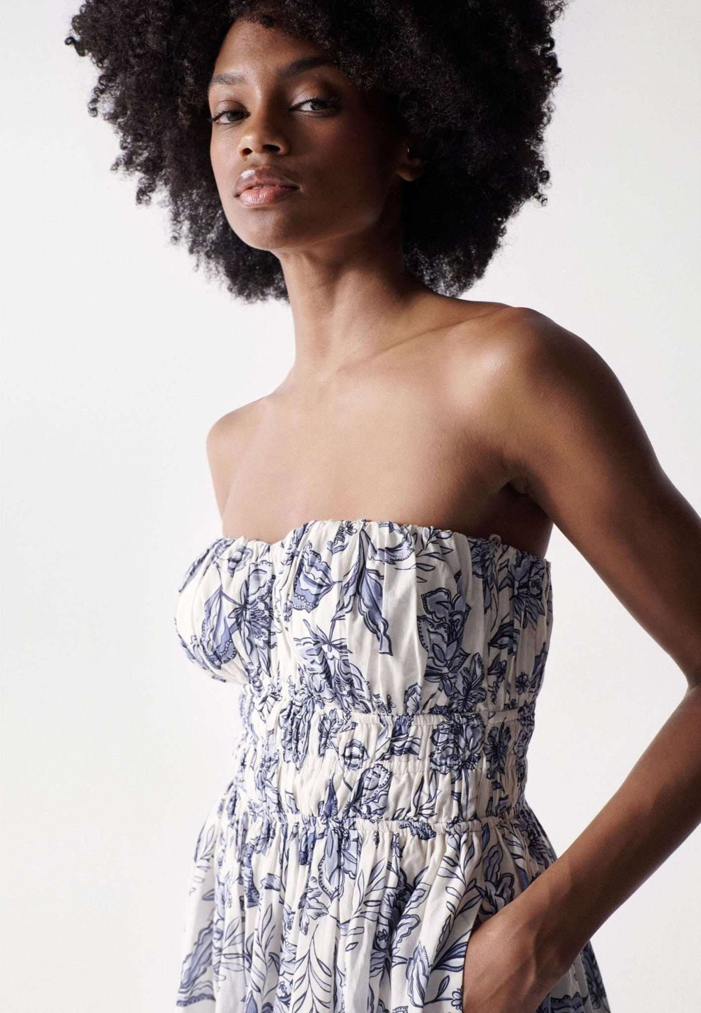 Salsa Sommerkleid »Kleider Floral Printed Midi Dress«