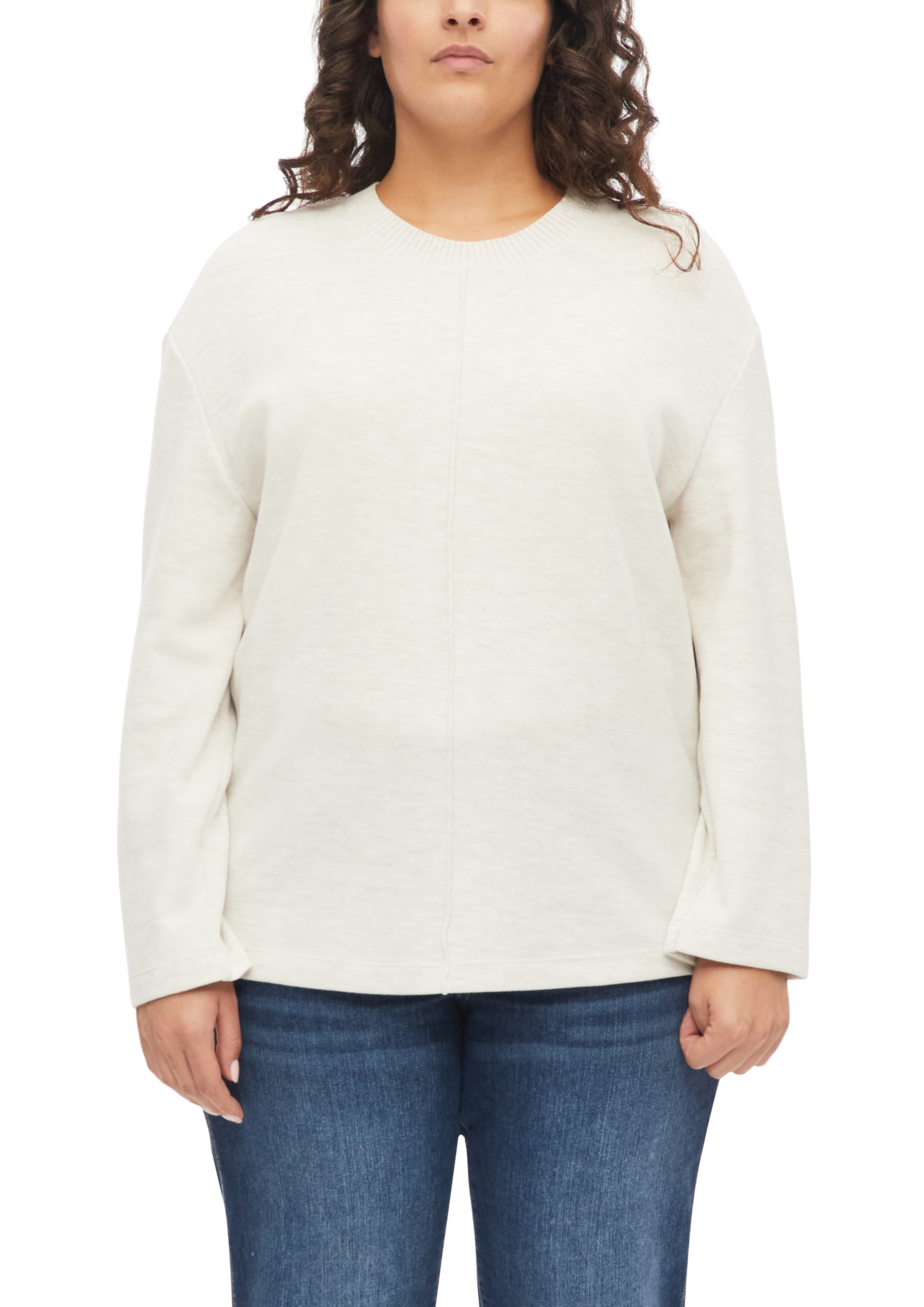 Image of s.Oliver CURVE Sweater, mit Rundhals / Grosse Grössen