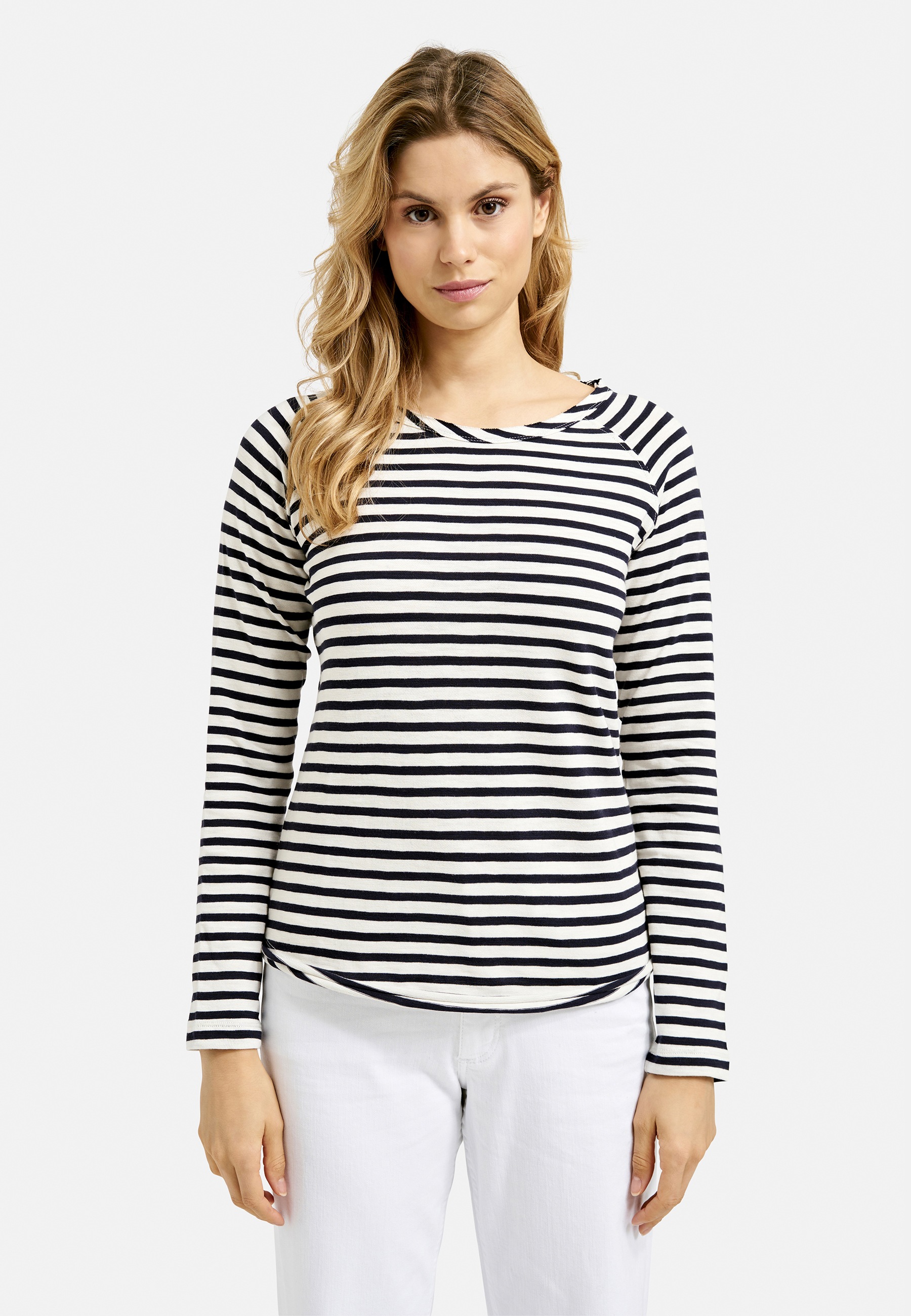 Image of Smith & Soul Langarmshirt aus Baumwolle, Rundhals