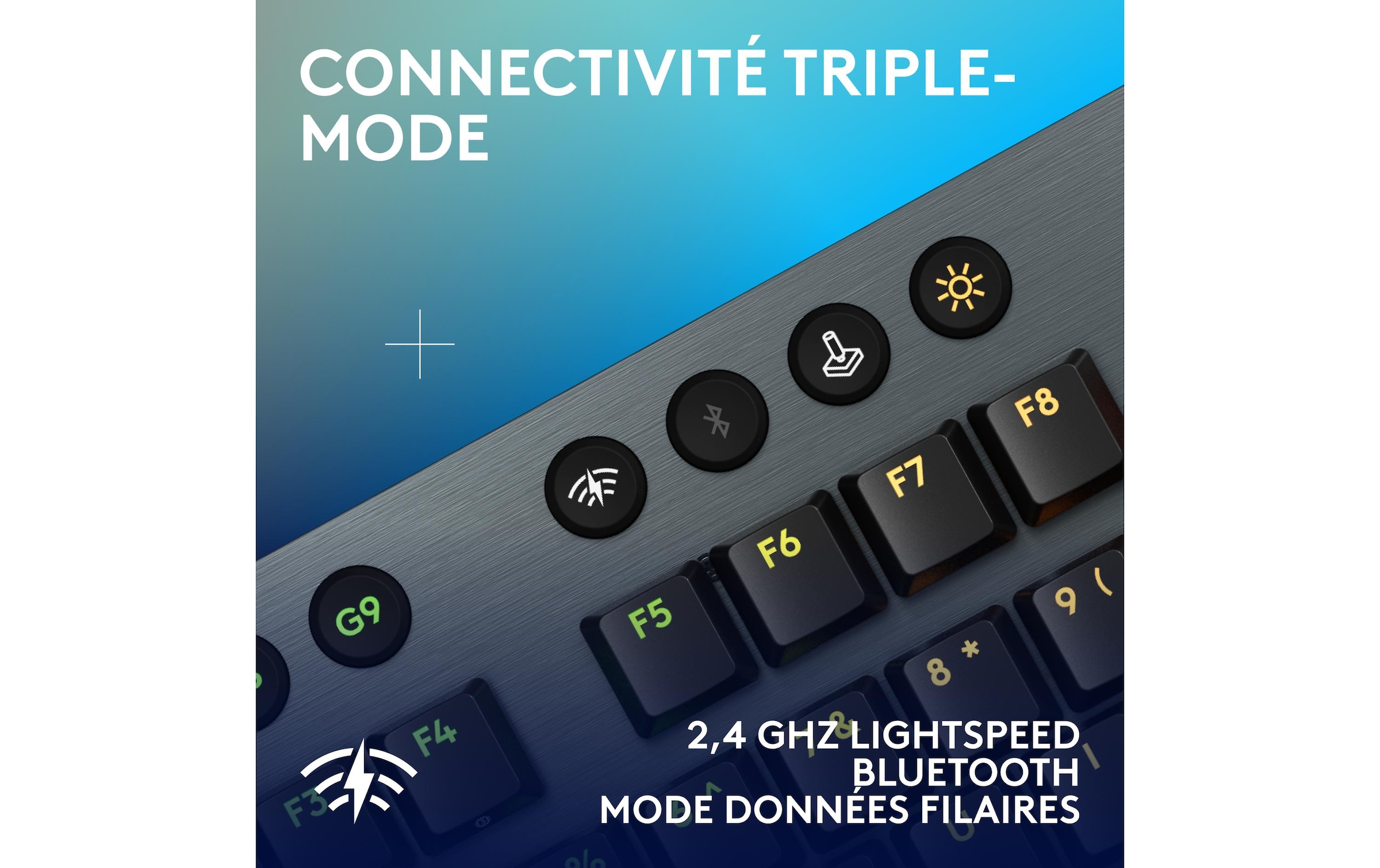 Logitech Gaming-Tastatur »G915 X Lightspeed GL Tactile«, (Ziffernblock)