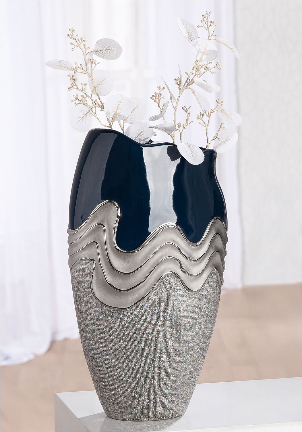 GILDE Tischvase "Vase Wavy"