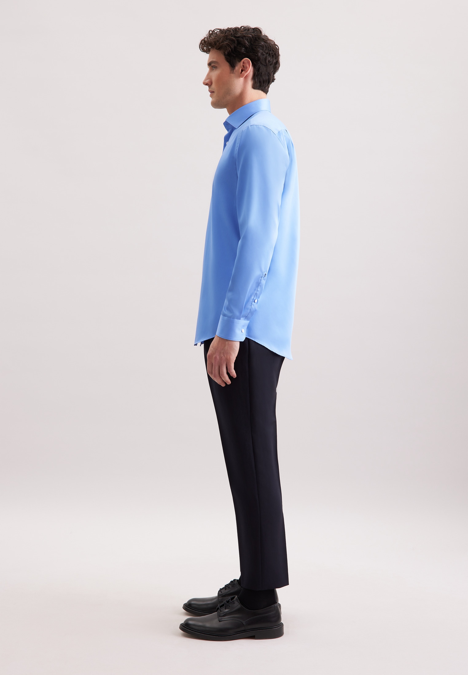 seidensticker Chemise d'affaires »Schwarze Rose« Regular 1/1 Kentkragen Uni