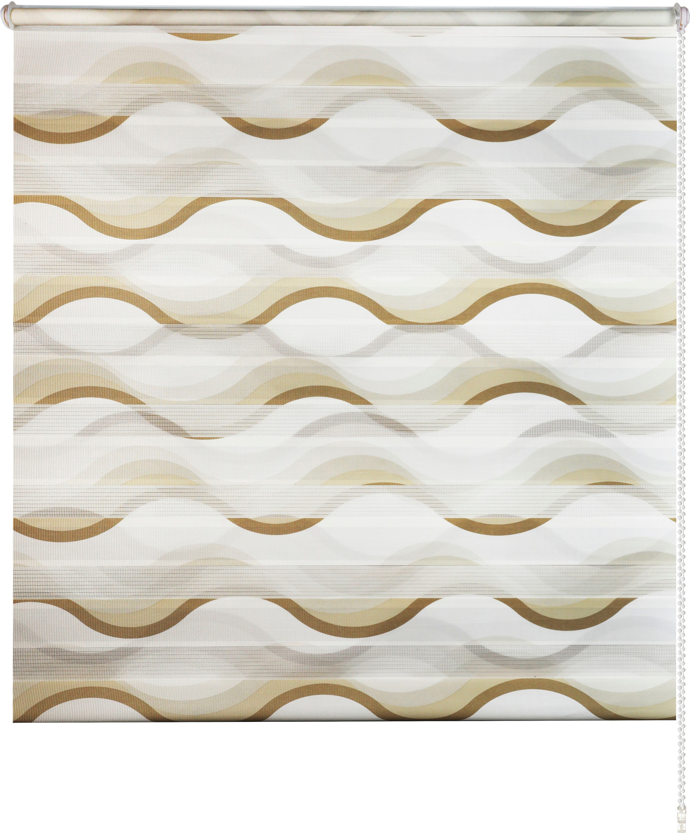 Image of my home Doppelrollo »Welle«, Lichtschutz, ohne Bohren, freihängend, Klemmfix-Duo-Rollo, Doppelrollo "Welle", Klemmträger bei Ackermann Versand Schweiz