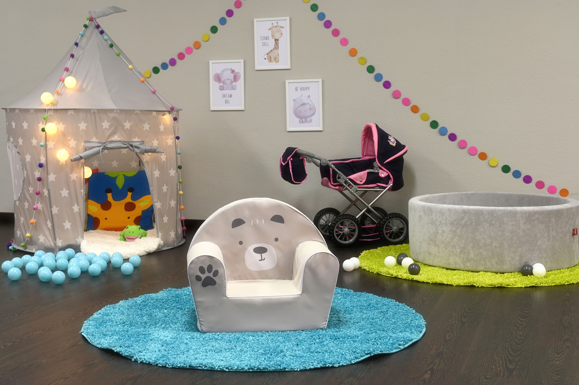 Knorrtoys® Sessel »Bär Paul« für Kinder; Made in Europe