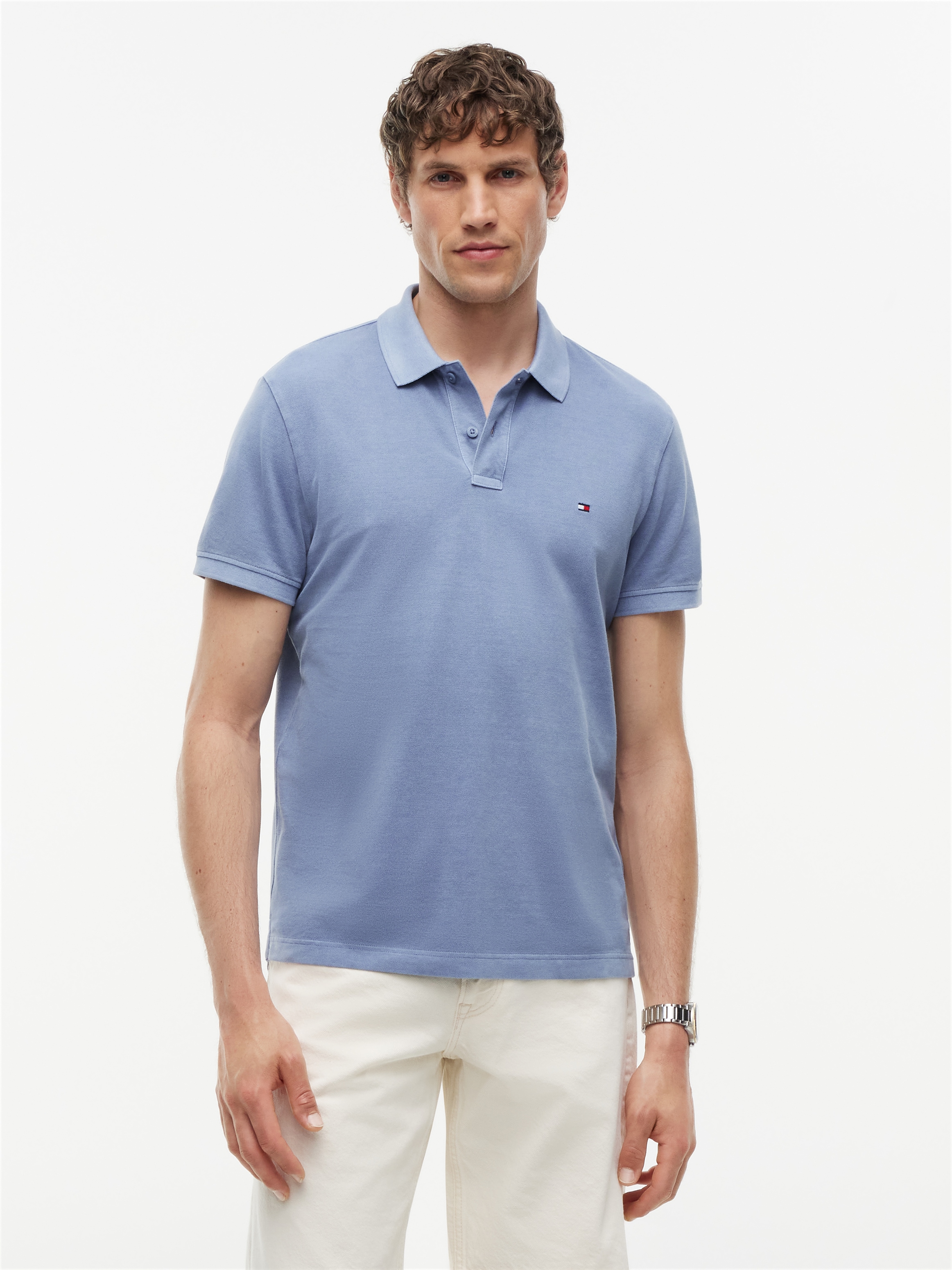 Image of Tommy Hilfiger Poloshirt "GARMENT DYE REG POLO" leicht gewaschene Optik