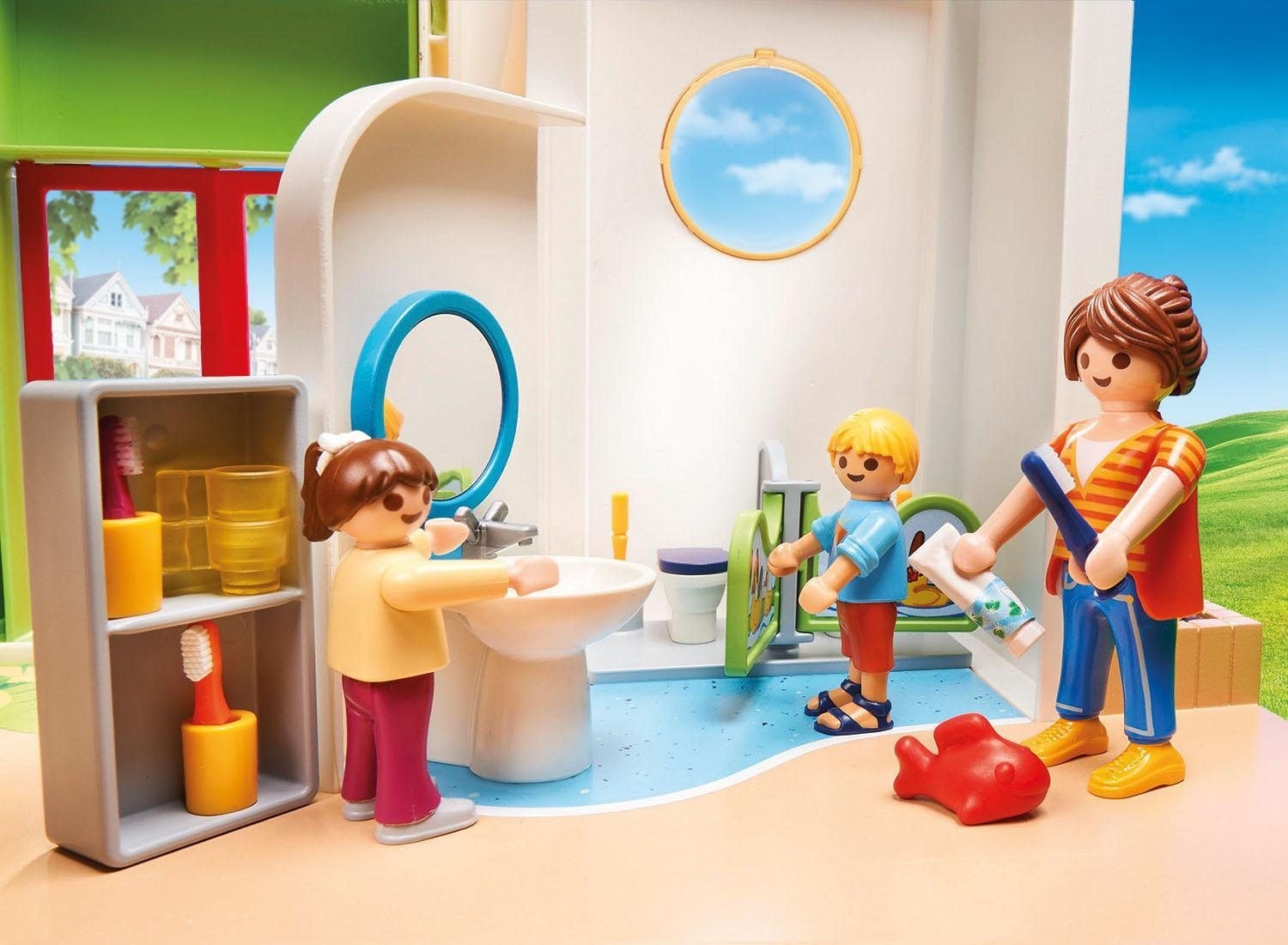 Playmobil® Konstruktions-Spielset »KiTa Regenbogen (70280), City Life«, (180 St.), Made in Germany