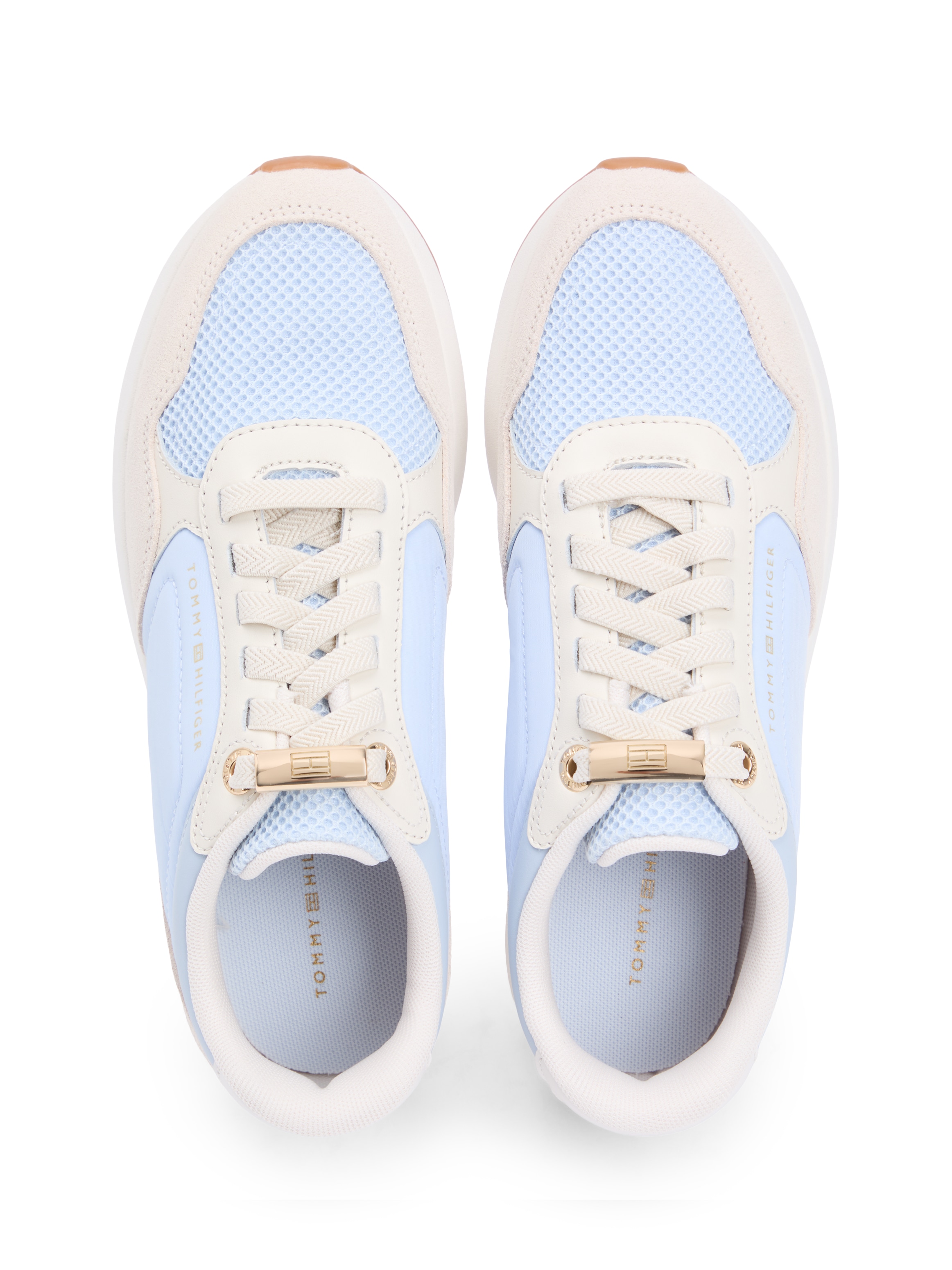 Tommy Hilfiger Baskets à plateforme »TH CHIC EVA RUNNER MESH«  chaussure de loisirs, chaussure basse, mocassin avec lacets élastiques