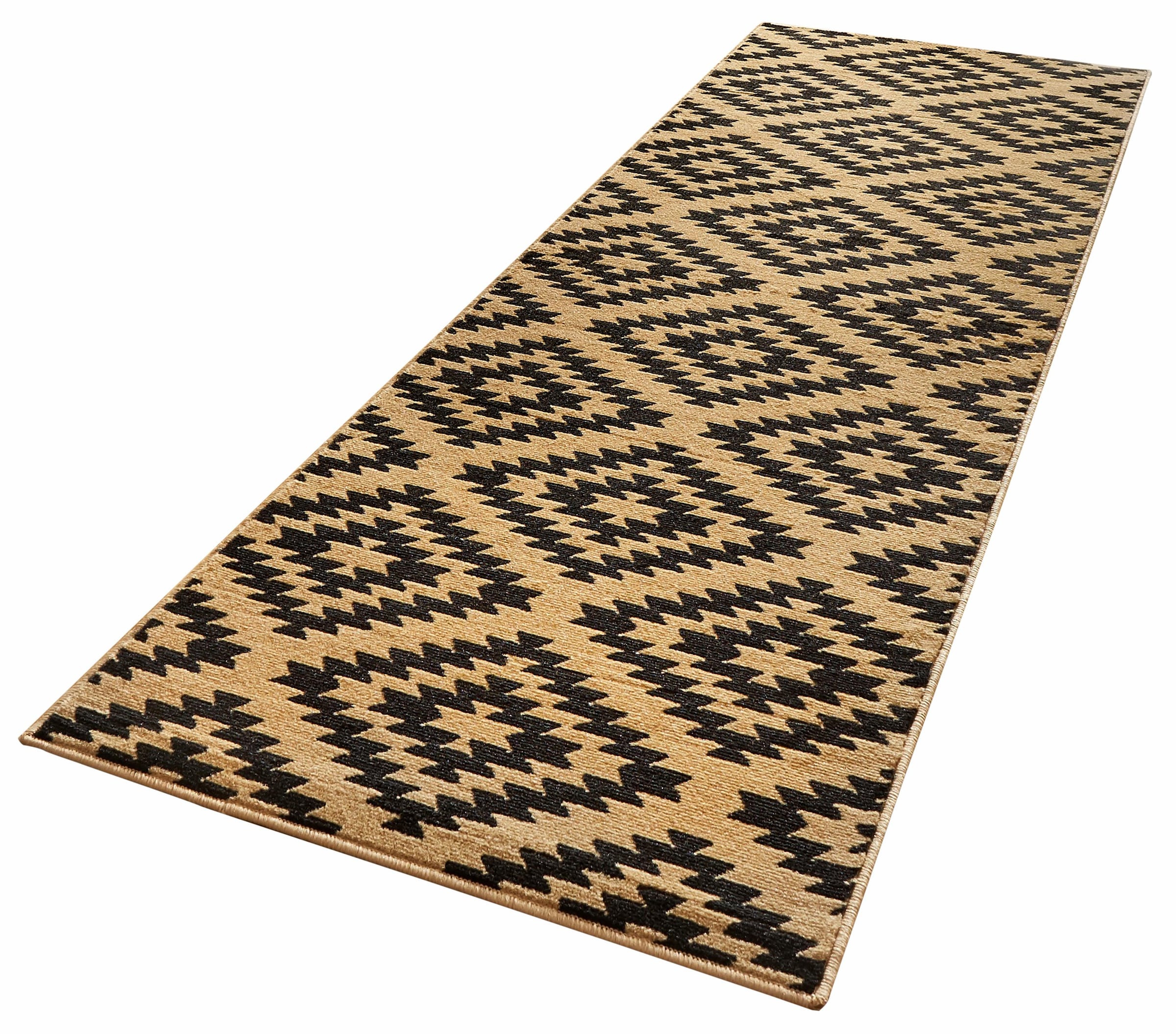 HANSE Home Läufer »Nordic«, rechteckig, 9 mm Höhe, Kurzflor, Raute, Teppich, Weich, Esszimmer, Kinderzimmer, Flur, Modern