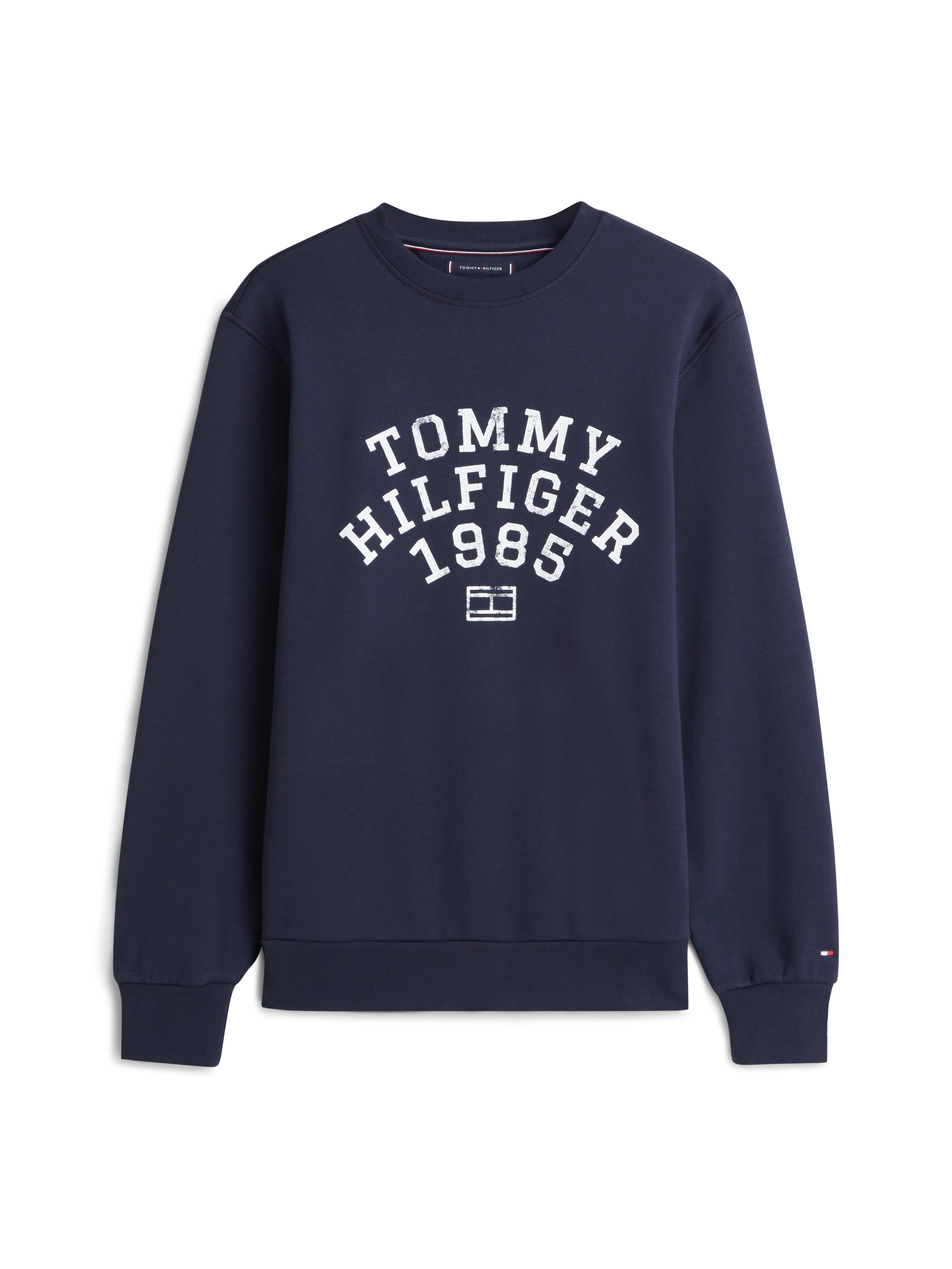 Tommy Hilfiger Sweatshirt »HILFIGER ARCH«, normale Passform, kontrastfarbener Print, Rundhals
