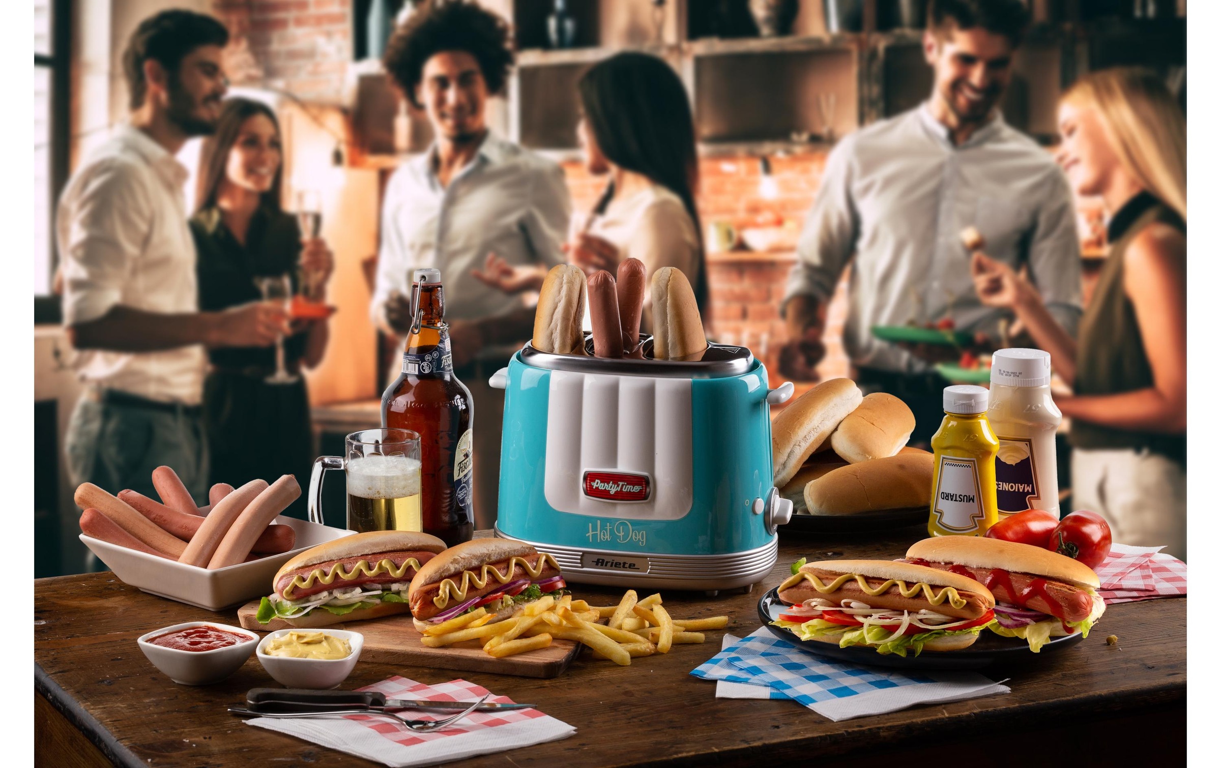 Ariete Hotdog-Maker »Ariete Party Time«, 650 W