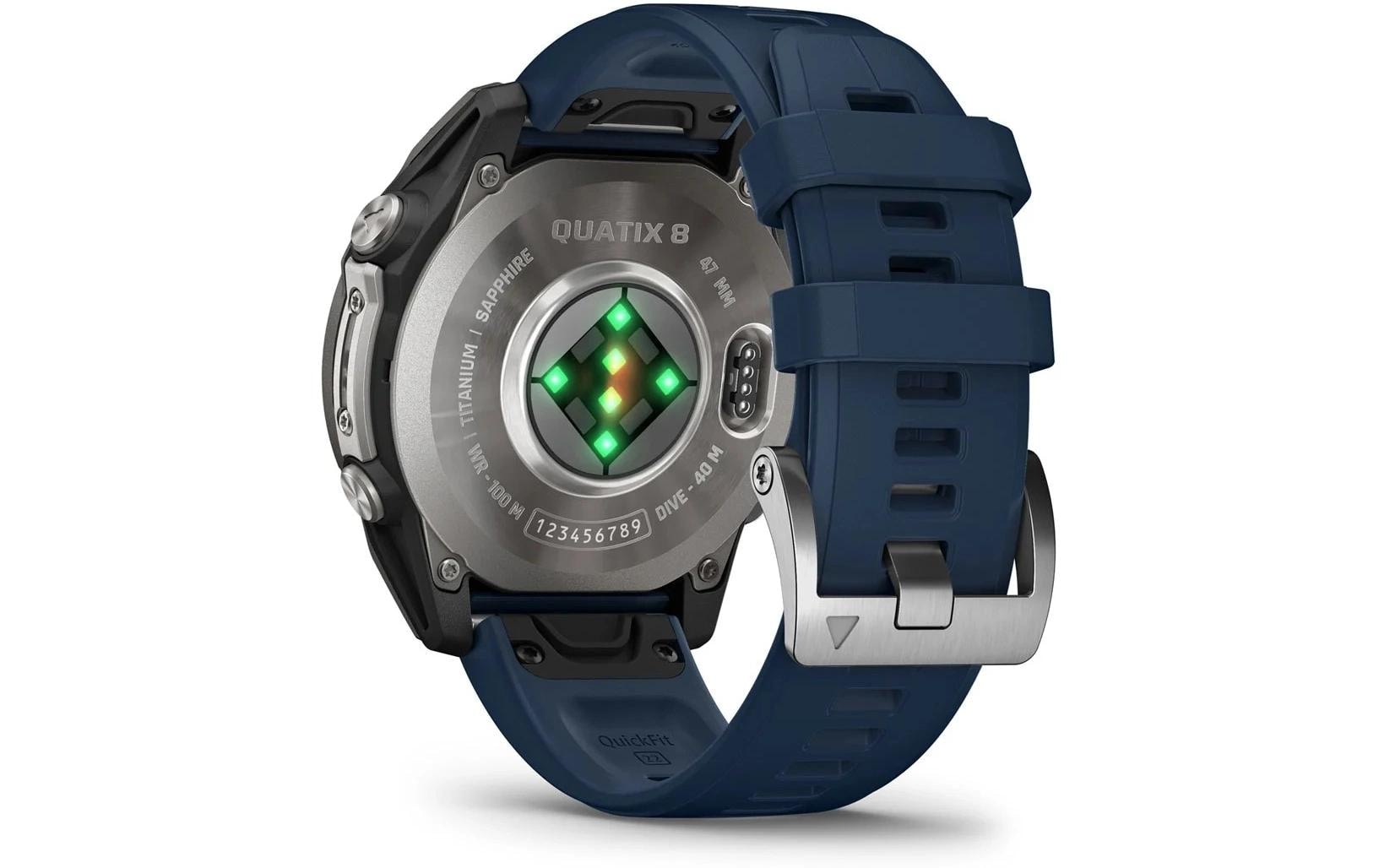 Garmin Smartwatch »Quatix 8 Pro 47 mm Marine«(/ 1,4 ″)