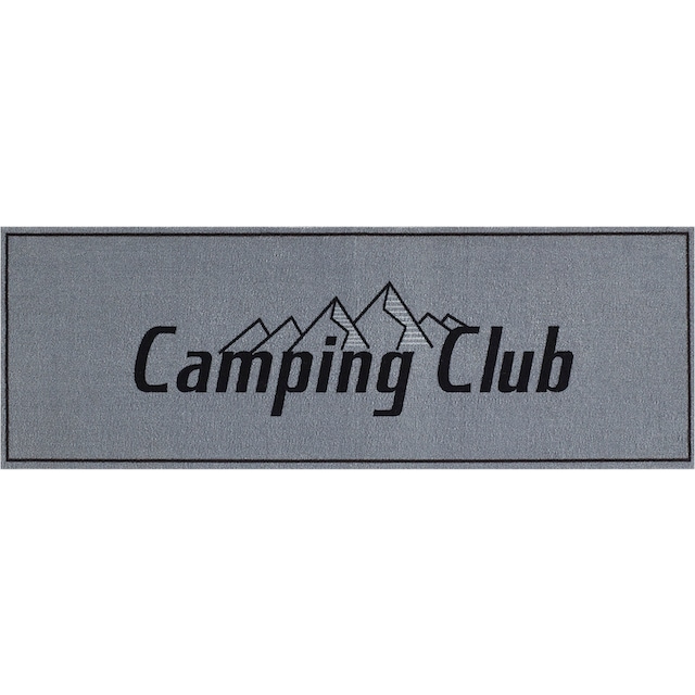 my home Läufer »Camping«, rechteckig, mit Schriftzug, ideal für Camper &  Wohnwagen, In- und Outdoor geeignet jetzt kaufen