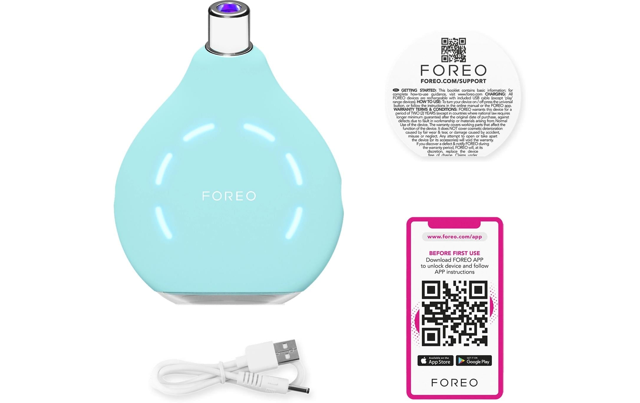 FOREO Nettoyant pour pores »KIWI Vakuum mit Blaulichttherapie« Extracteur de points noirs à vide avec technologie lumière bleue