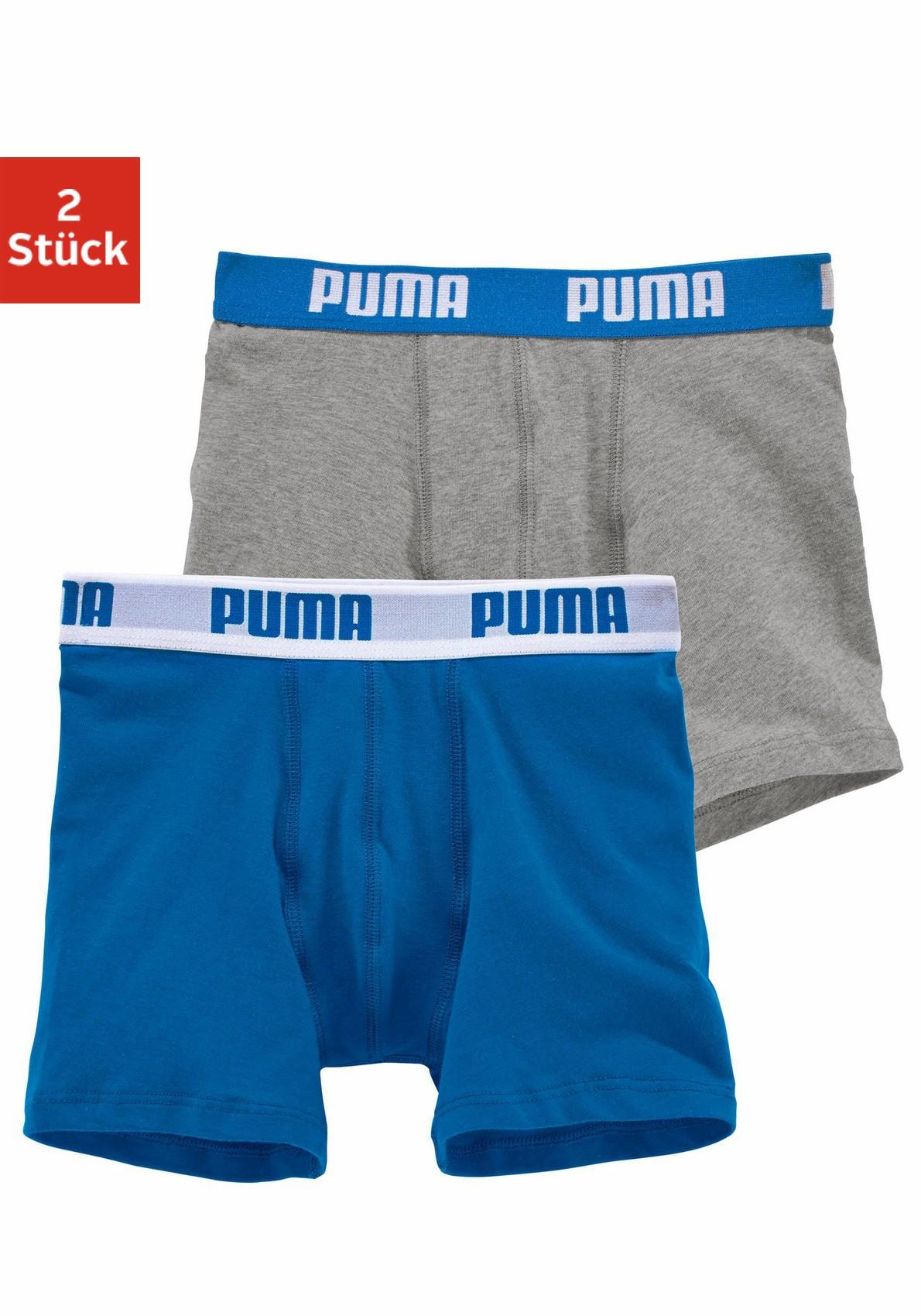 PUMA Boxer, (Packung, 2 St.), aus elastischer Baumwolle für Jungen en  %SOLDES!