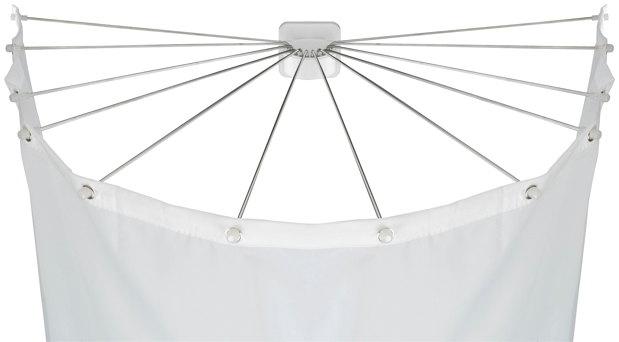 Image of WENKO Duschvorhangspinne, Fixmass, Edelstahl rostfrei bei Ackermann Versand Schweiz