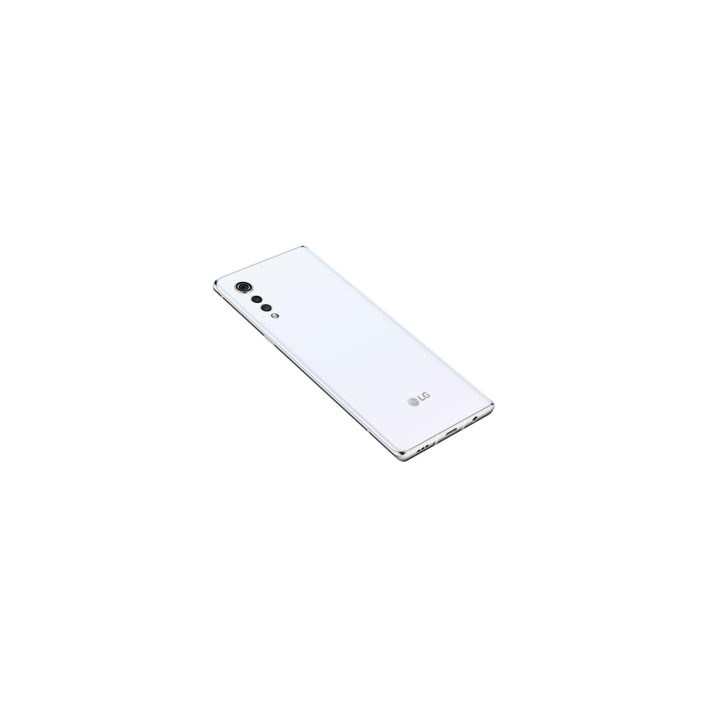 LG Smartphone »Velvet 5G«, Aurora Weiss, 17,27 cm/6,8 Zoll, 128 GB Speicherplatz, 48 MP Kamera