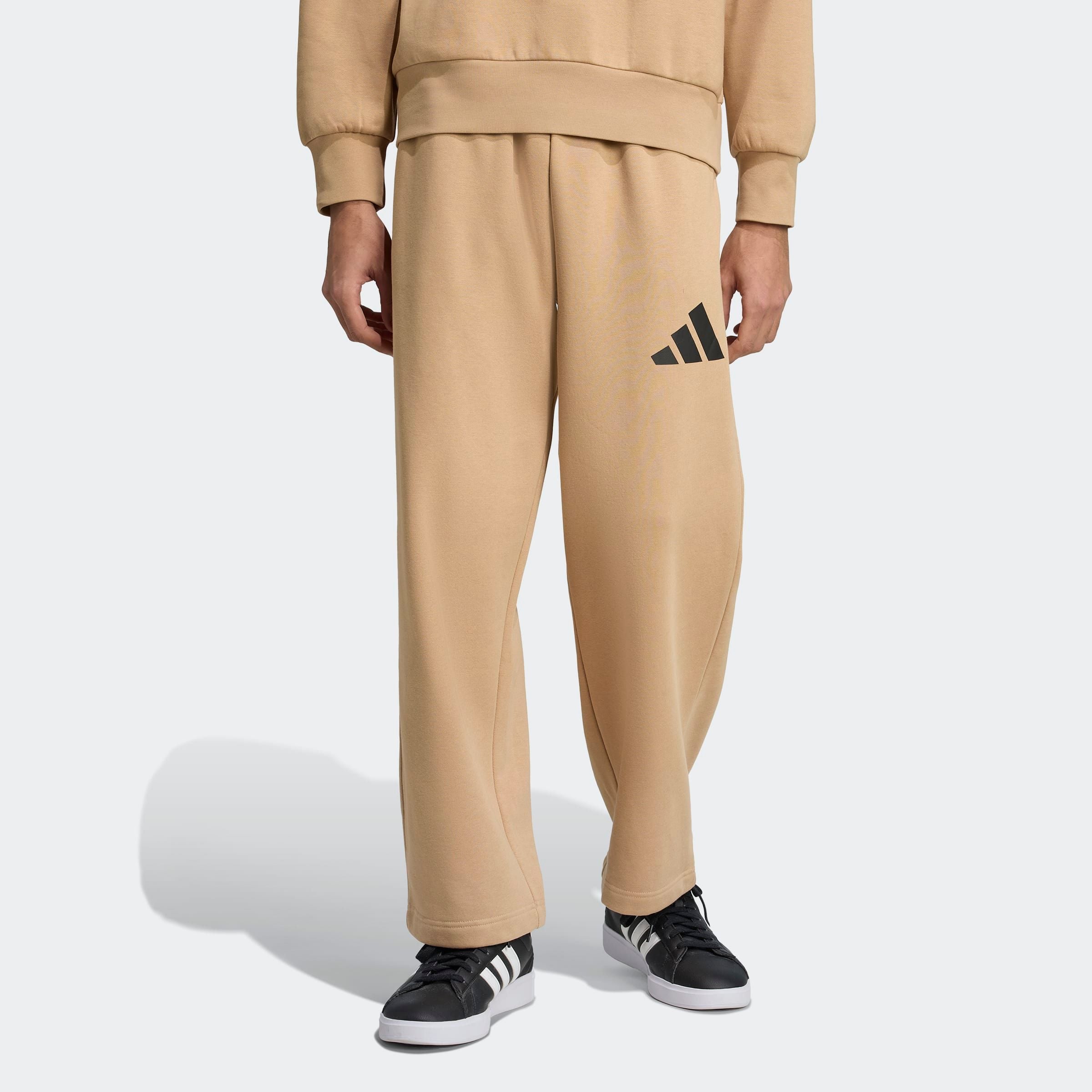 Image of adidas Sportswear Sporthose "ESSENTIALS WIDE-LEG 3-STREIFEN LOGO"