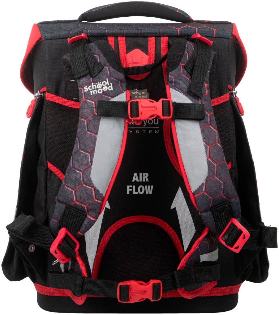 SCHOOL-MOOD® Cartable »Champion Maxx Pro« retroreflektierende Flächen mit LED-Patchy