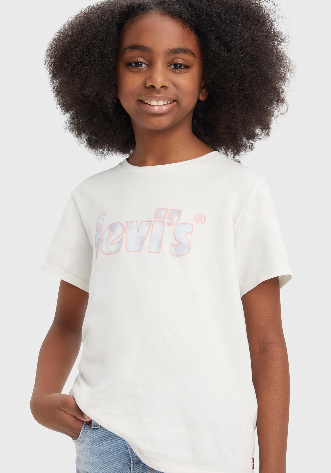 Levi's® Kids T-Shirt »LVG LOGOSSTEE«, for GIRLS