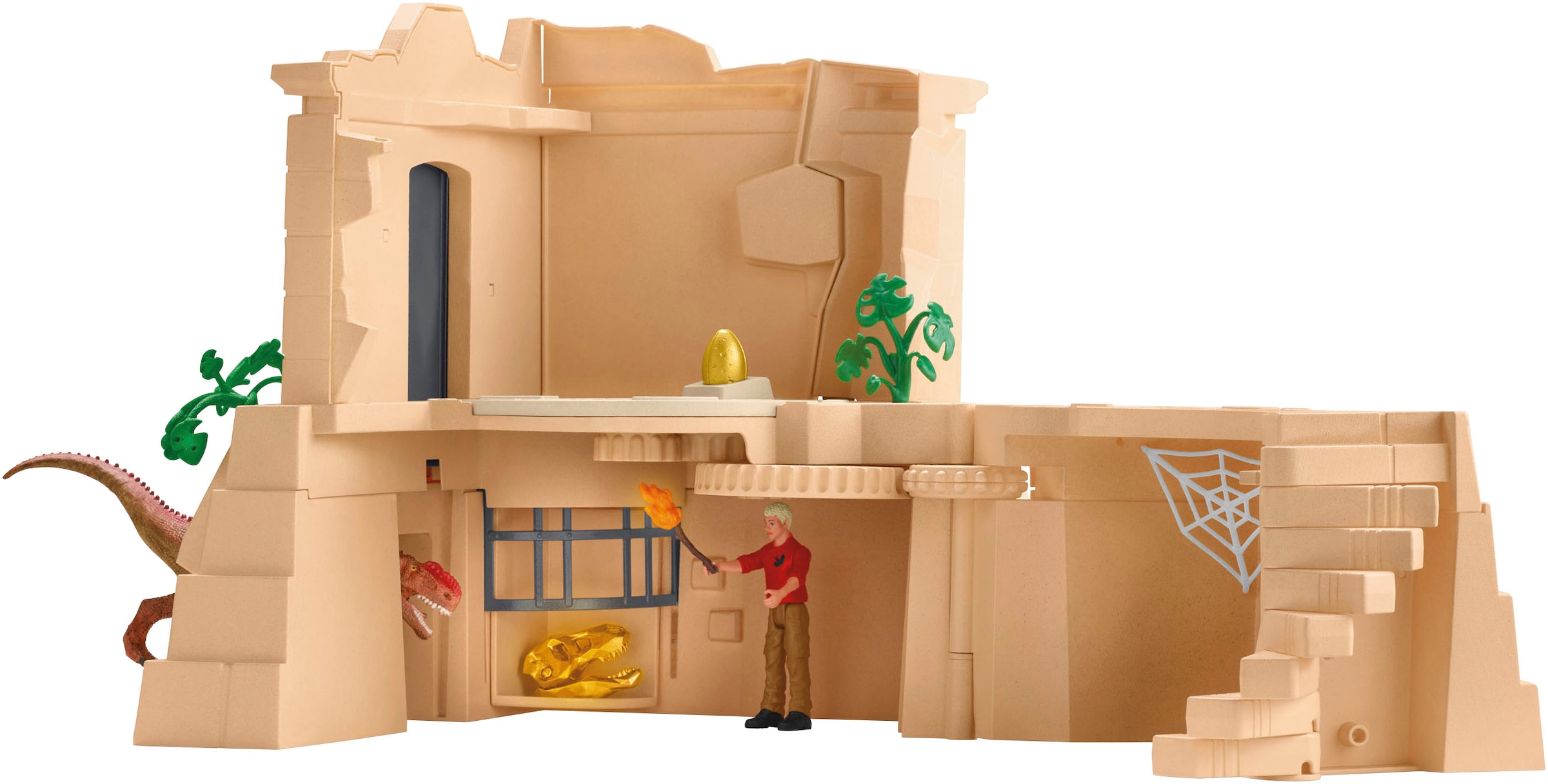 Schleich® Monde de jeu »DINOSAURS, Dino Tempel-Eroberung Mega-Set (42656)«