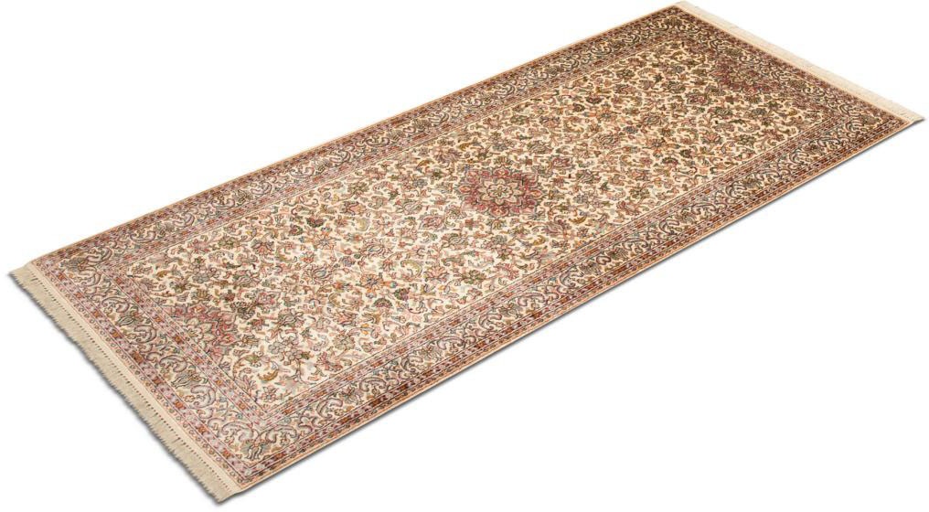 Image of morgenland Läufer »Kaschmir Seide Teppich handgeknüpft beige«, rechteckig, 5 mm Höhe bei Ackermann Versand Schweiz
