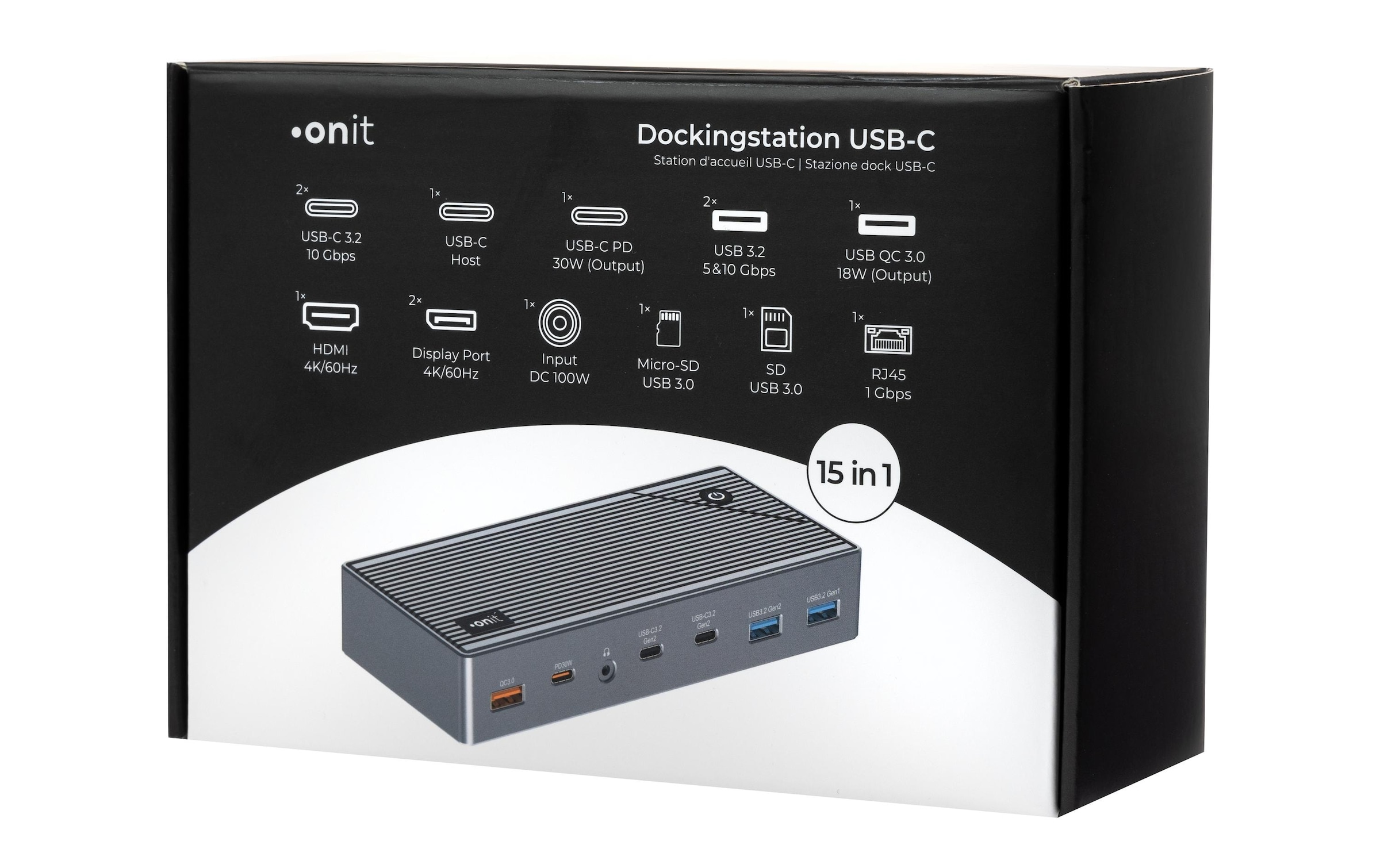 onit Laptop-Dockingstation »Dockingstation Pro USB-C«