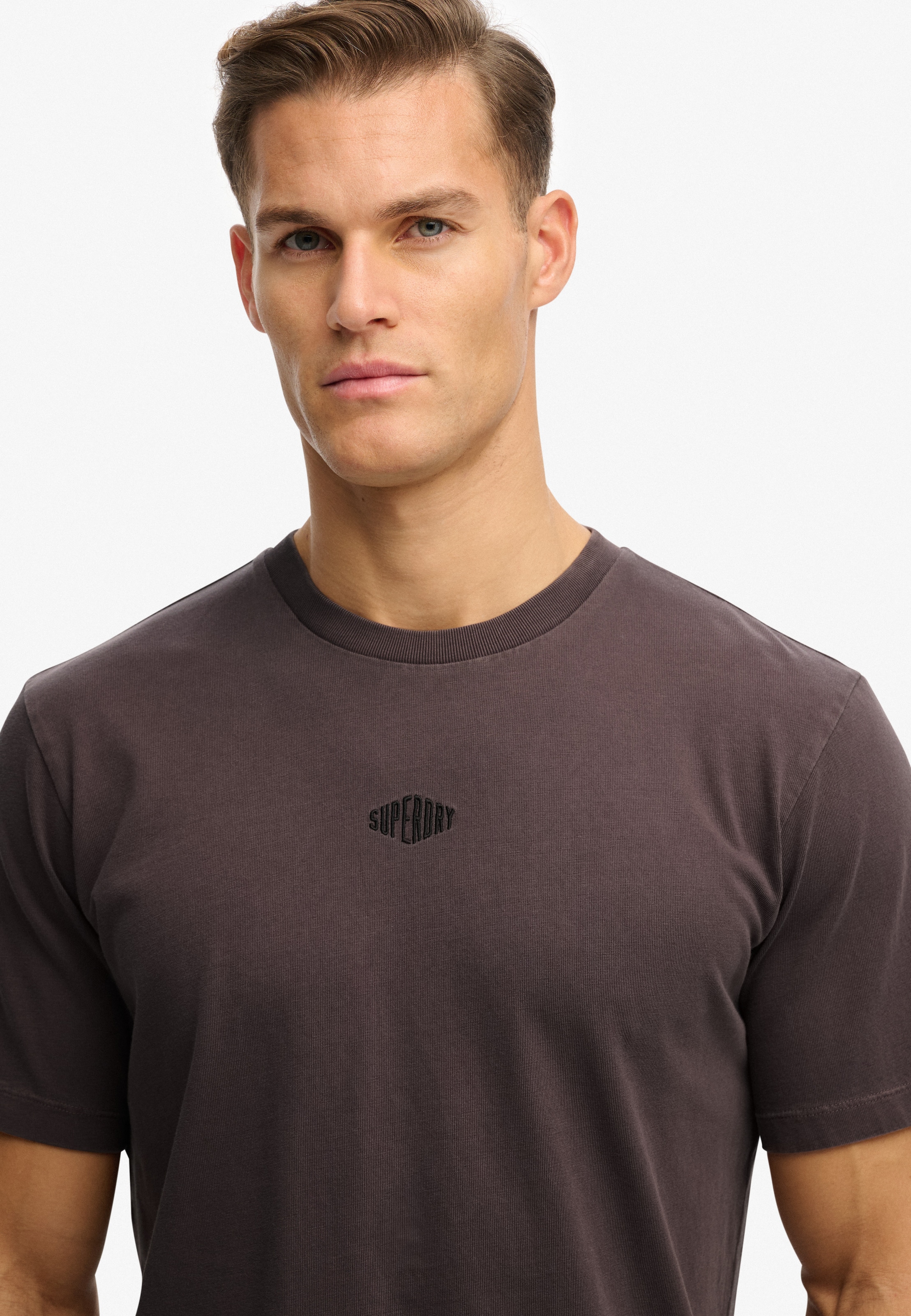 Superdry Rundhalsshirt »MICRO LOGO TSHIRT« mit Micro-Marken-Logo