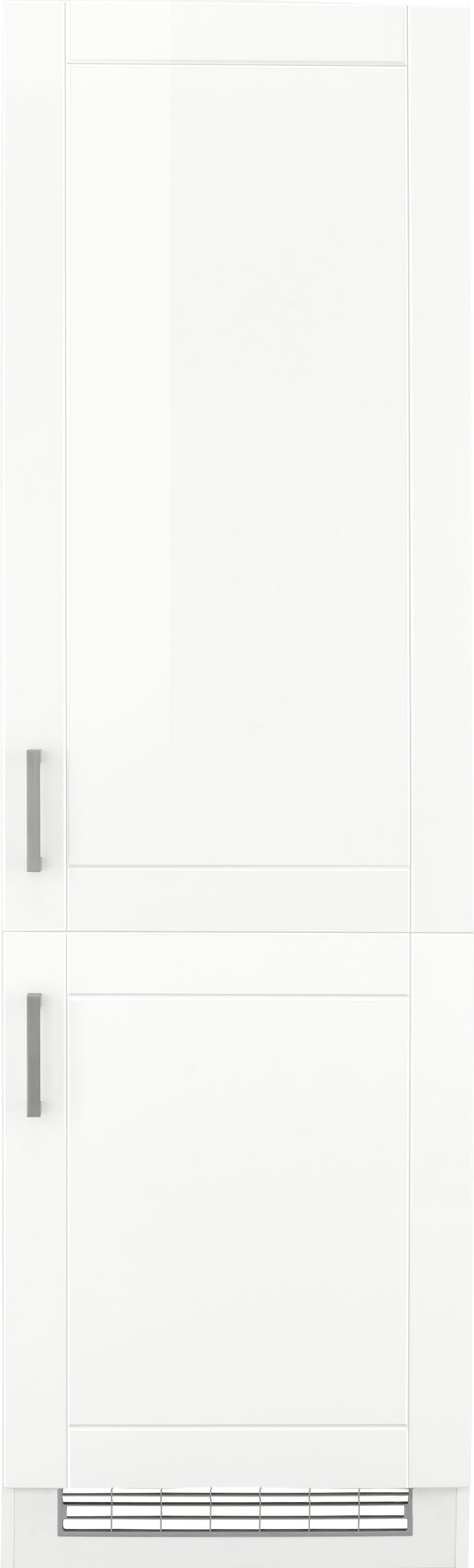 KOCHSTATION Kühlumbauschrank »KS-Tinnum« 60 cm breit, 200 cm hoch, Metallgriffe, mit Nischenmass 178 cm
