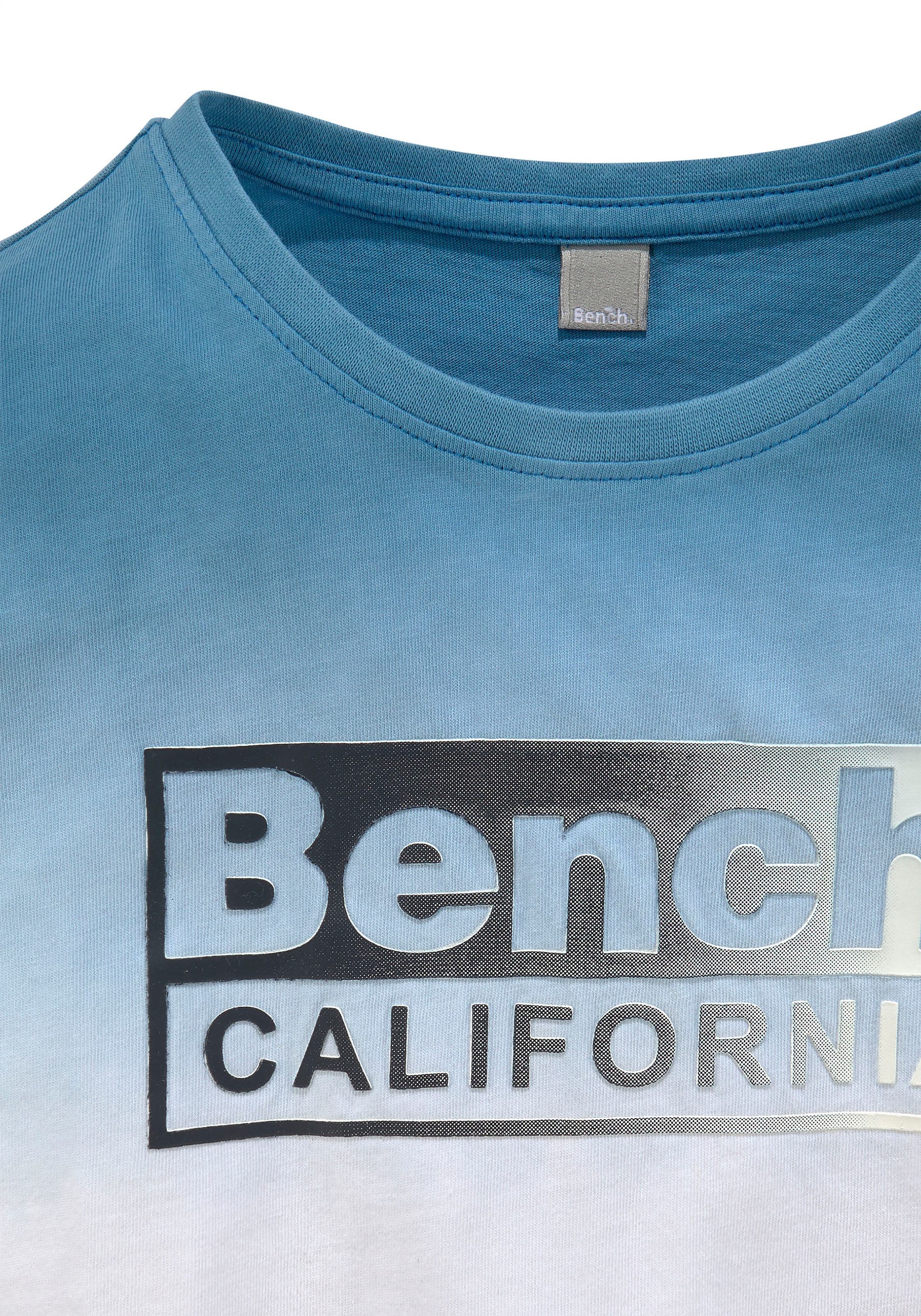Bench. T-Shirt »mit Farbverlauf und auf Druck« versandkostenfrei