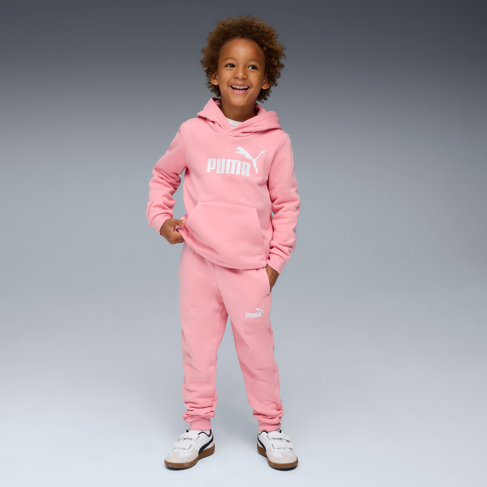 PUMA Trainingsanzug »ESS NO.1 LOGO SWEAT SUIT FL PS«, (2 tlg.)