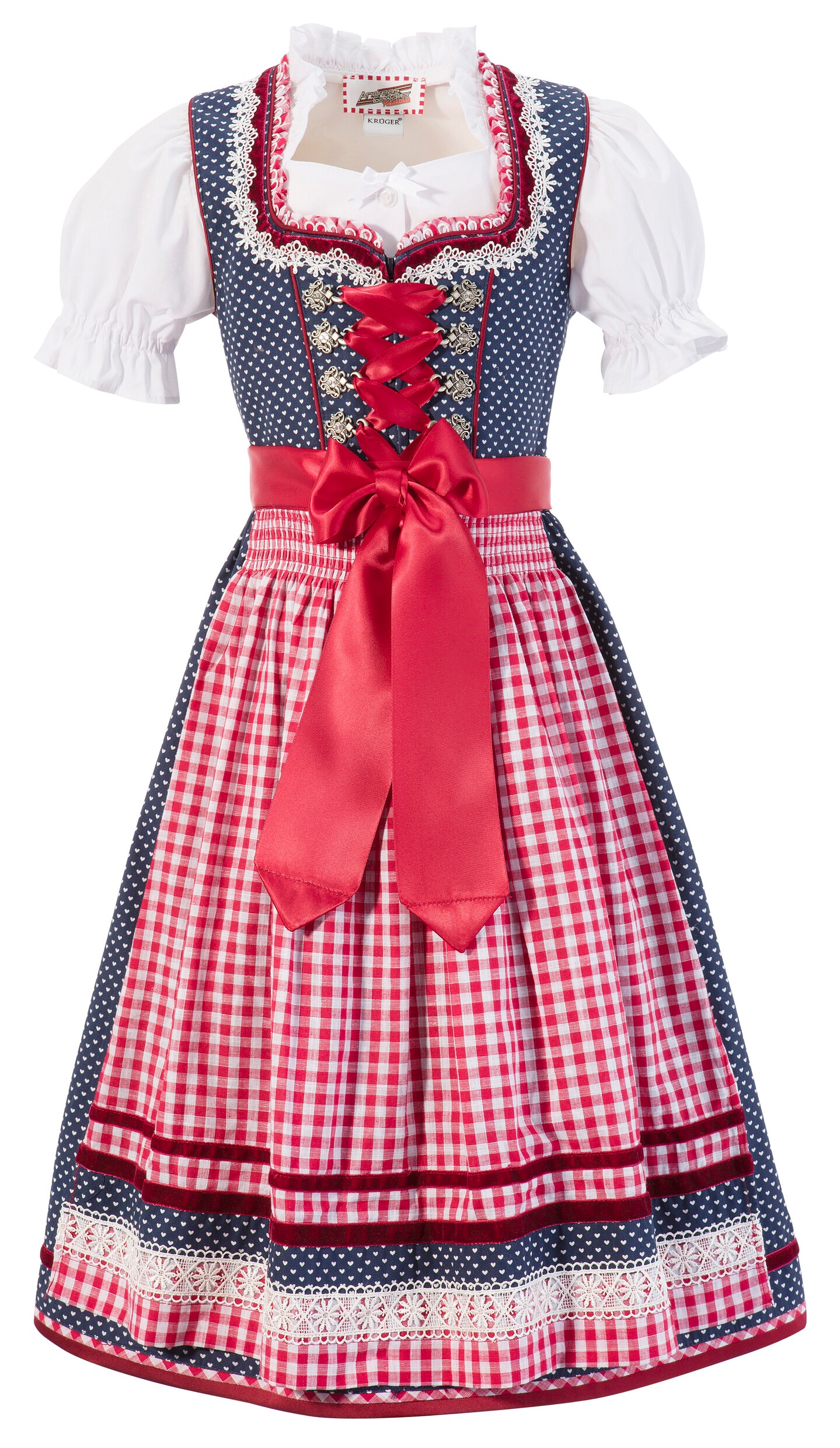 Image of Andreas Gabalier Kollektion Dirndl, (3 tlg.), Kinder, mit Bänderschnürung bei Ackermann Versand Schweiz