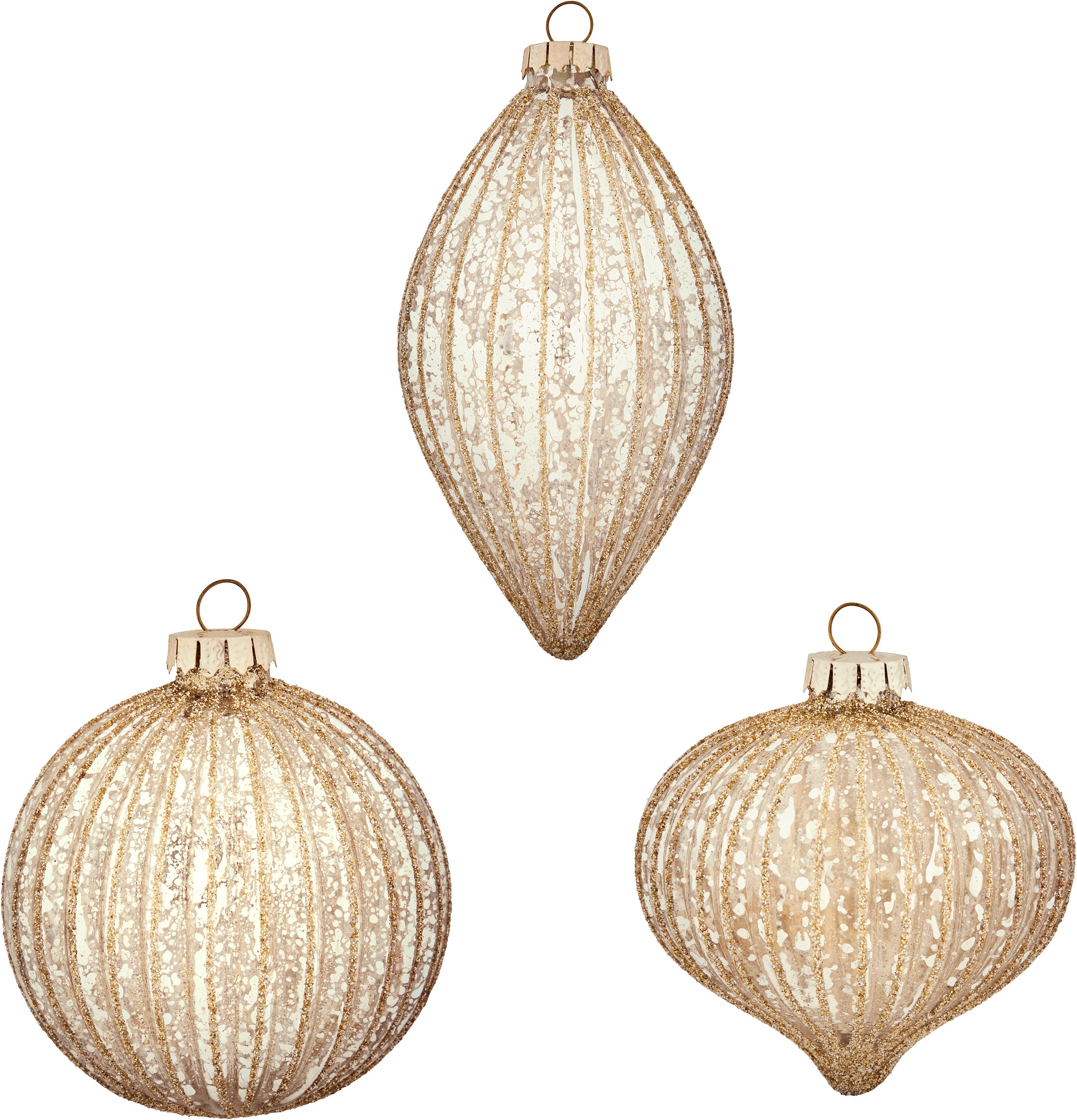 Image of Guido Maria Kretschmer Home&Living Christbaumschmuck, (Packung, 6 tlg.), aus Glas bei Ackermann Versand Schweiz