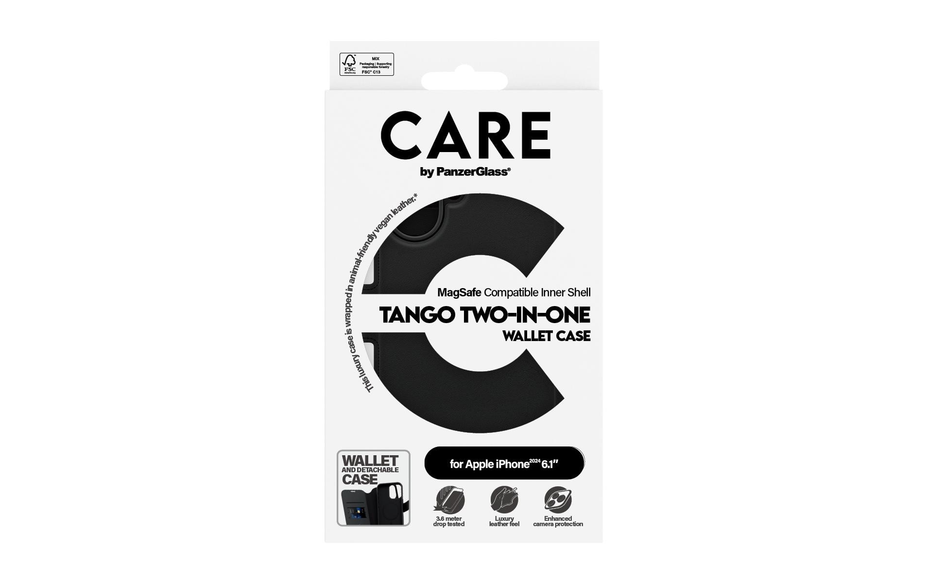 CARE by PanzerGlass Backcover »Feature Tango 2-in-1 iPhone 16«, iPhone 16