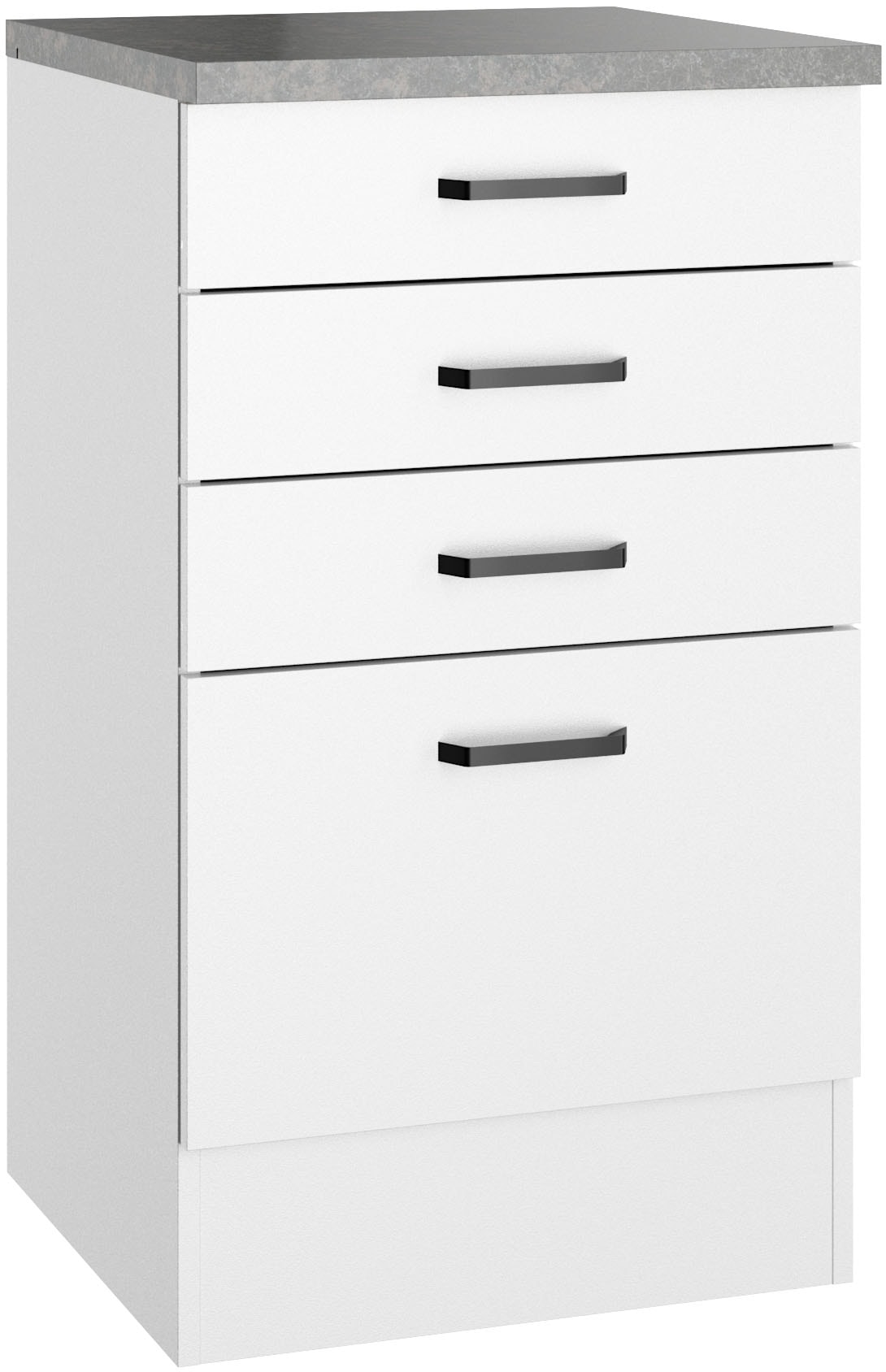 OPTIFIT Unterschrank »OPTImulti« Breite 50 cm, Tiefe 50 cm, mit 3 Schubkästen, 1 Auszug