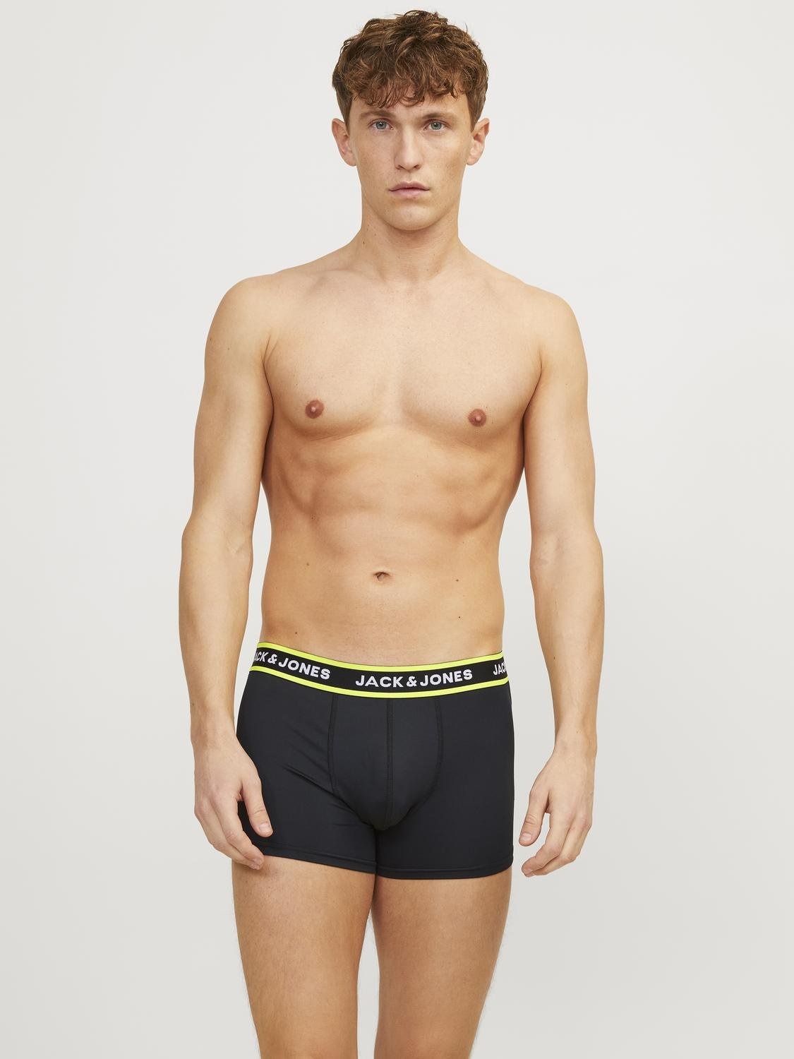 Jack & Jones Boxershorts »JACTHOM SOLID MICROFIBER TRUNKS 3 PACK«, (Packung, 3 St.)