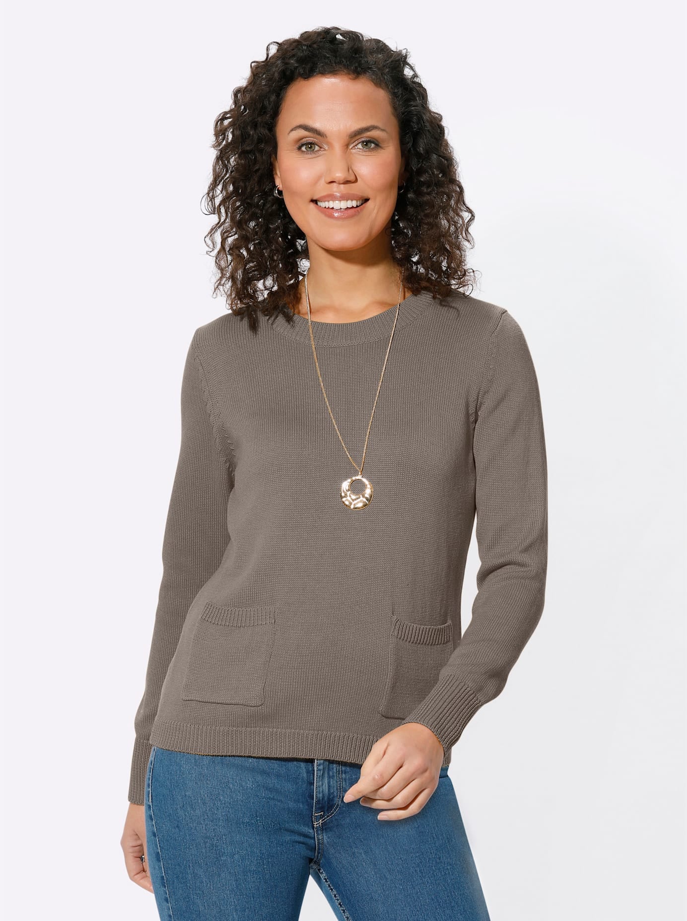 Casual Looks Rundhalspullover »Pullover«