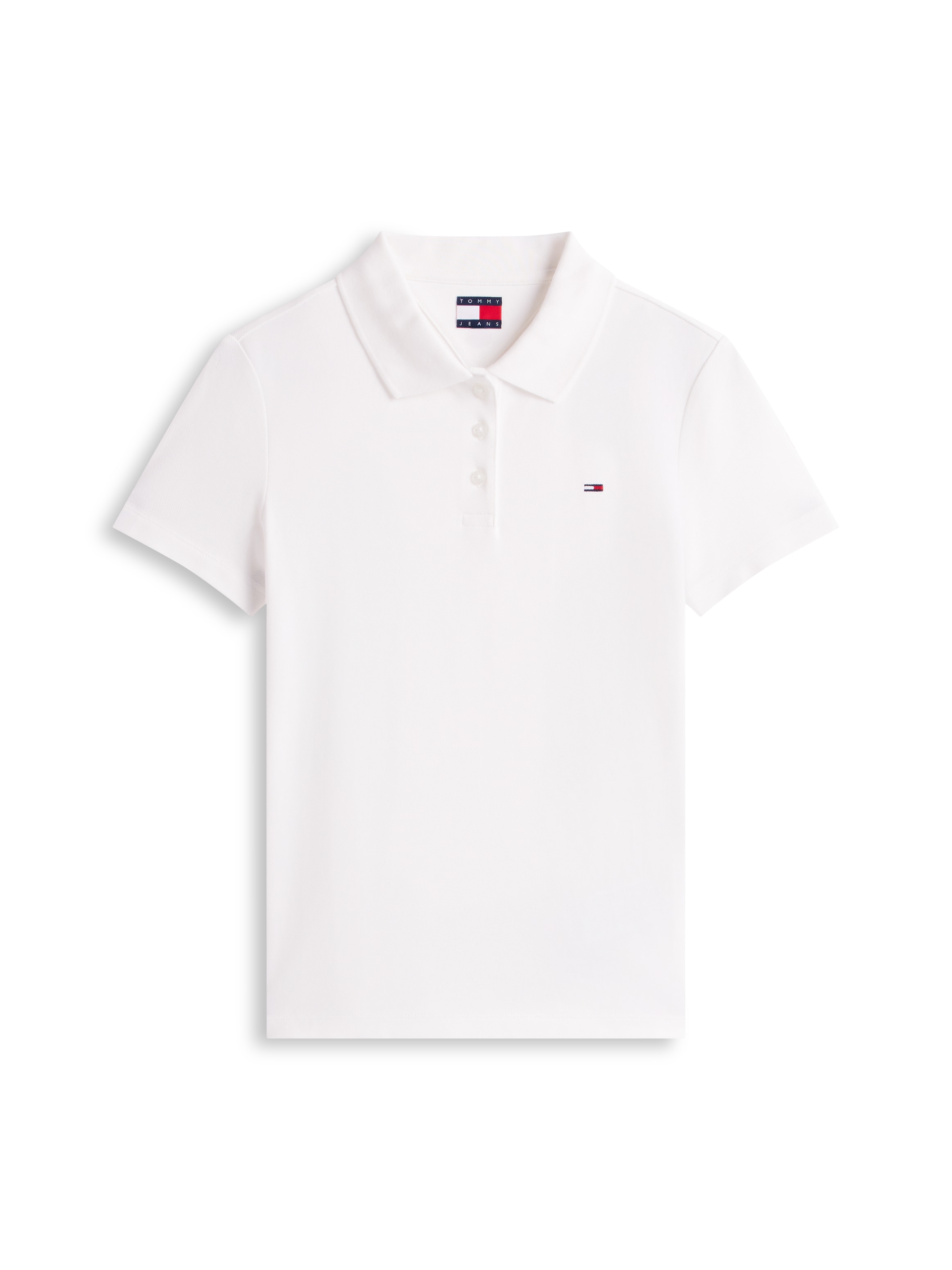 Tommy Jeans Polo »TJW SLIM ESSENTIAL POLO SS« mit Logostickerei