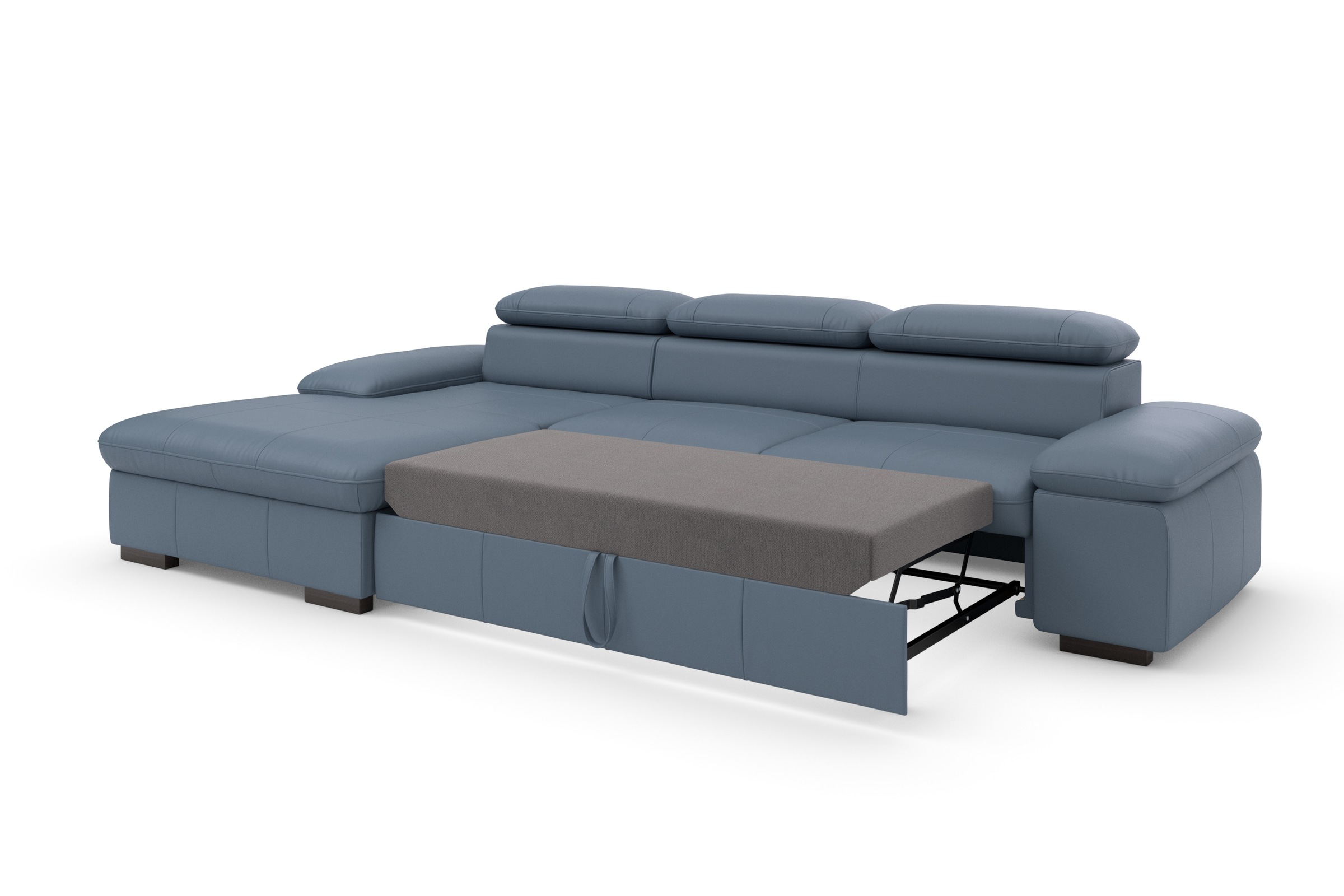 Home affaire Ecksofa »Alberto L-Form«, mit Kopfteilverstellung, wahlweise mit Bettfunktion