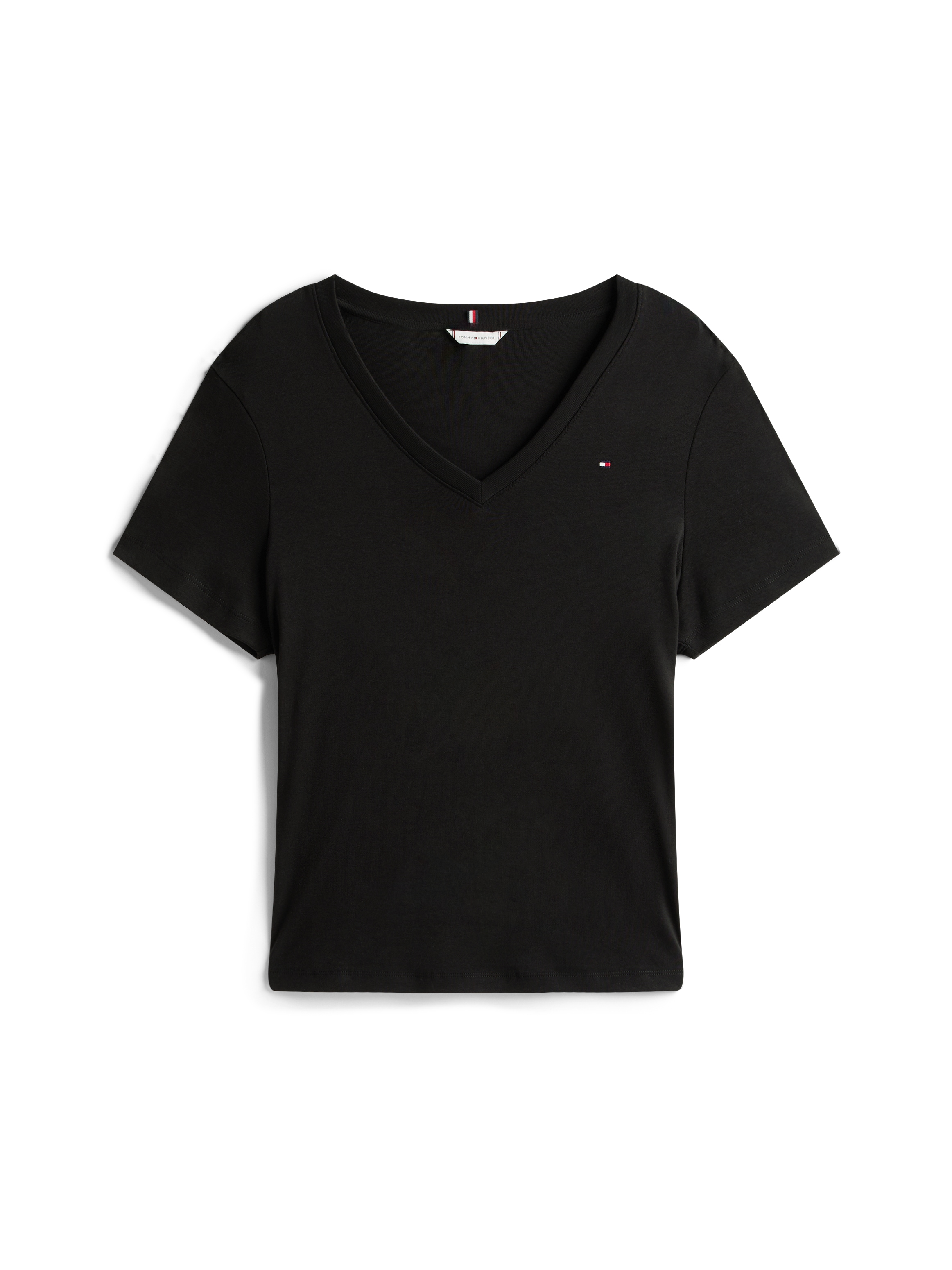 Tommy Hilfiger Curve V-Shirt »CRV SLIM CODY V-NK SS«, in Grossen Grössen
