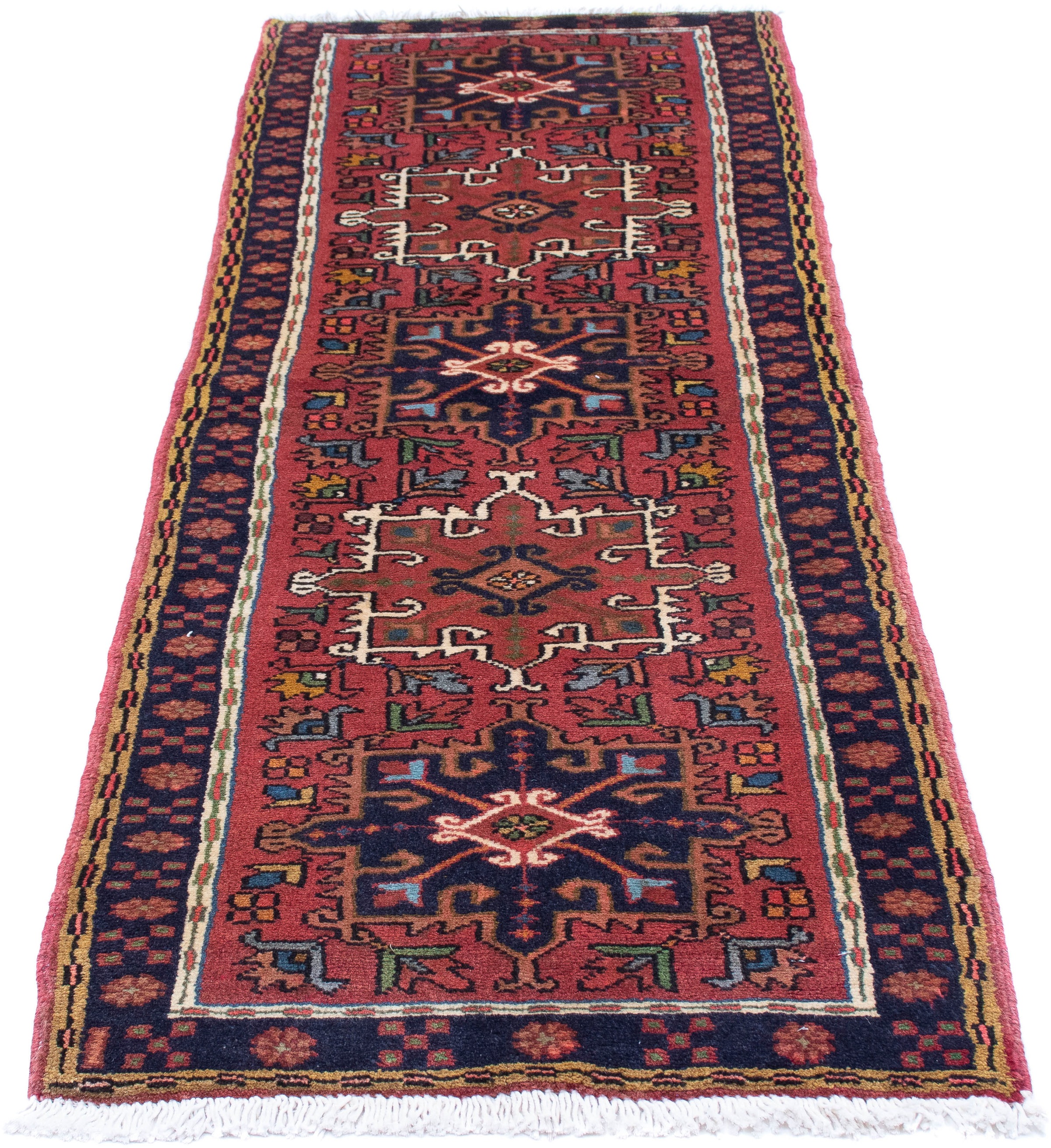 Image of morgenland Orientteppich »Perser - Nomadic - 190 x 67 cm - dunkelrot«, rechteckig, 10 mm Höhe, Wohnzimmer, Handgeknüpft, Einzelstück mit Zertifikat bei Ackermann Versand Schweiz