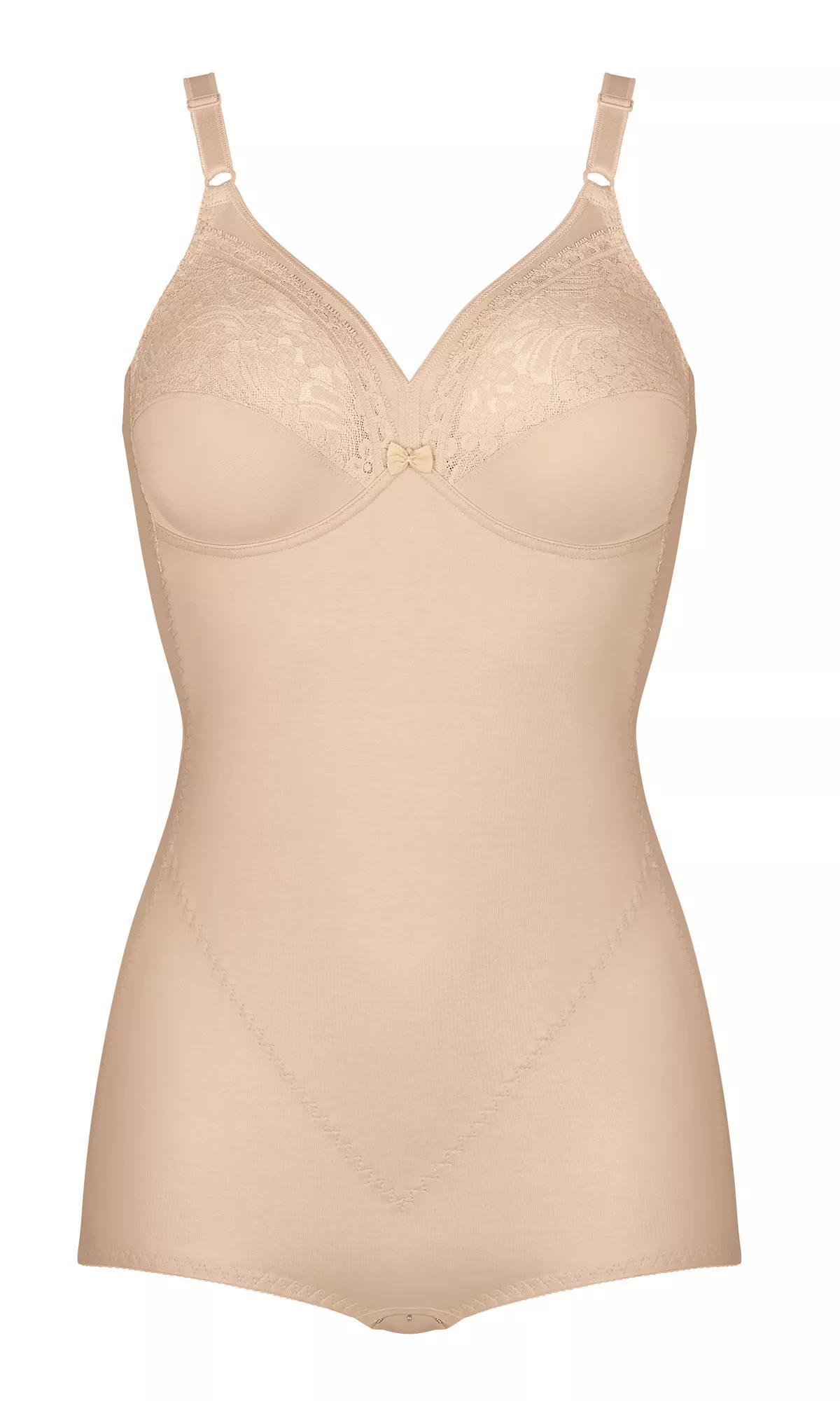 Triumph Miederbody "Formfit BS X" florale Spitze, runder Rückenausschnitt, tiefer V-Ausschnitt